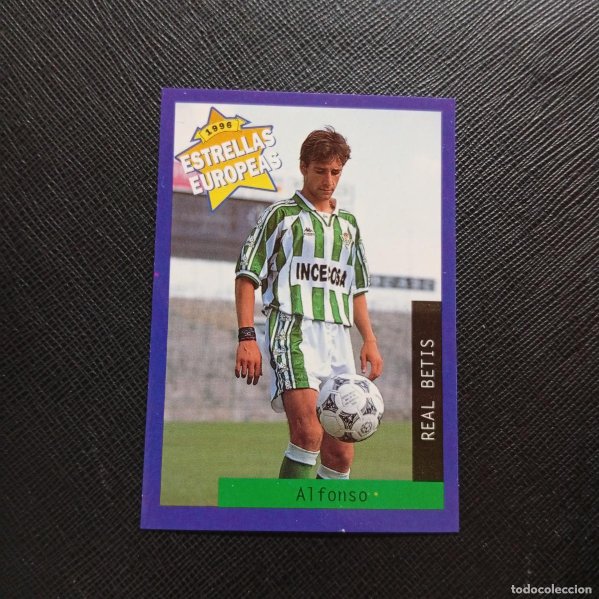 Cromos de f&uacute;tbol: 57 ALFONSO REAL BETIS PANINI ESTRELLAS EUROPEAS 1996 CROMO FUTBOL 96 - A33 PG23