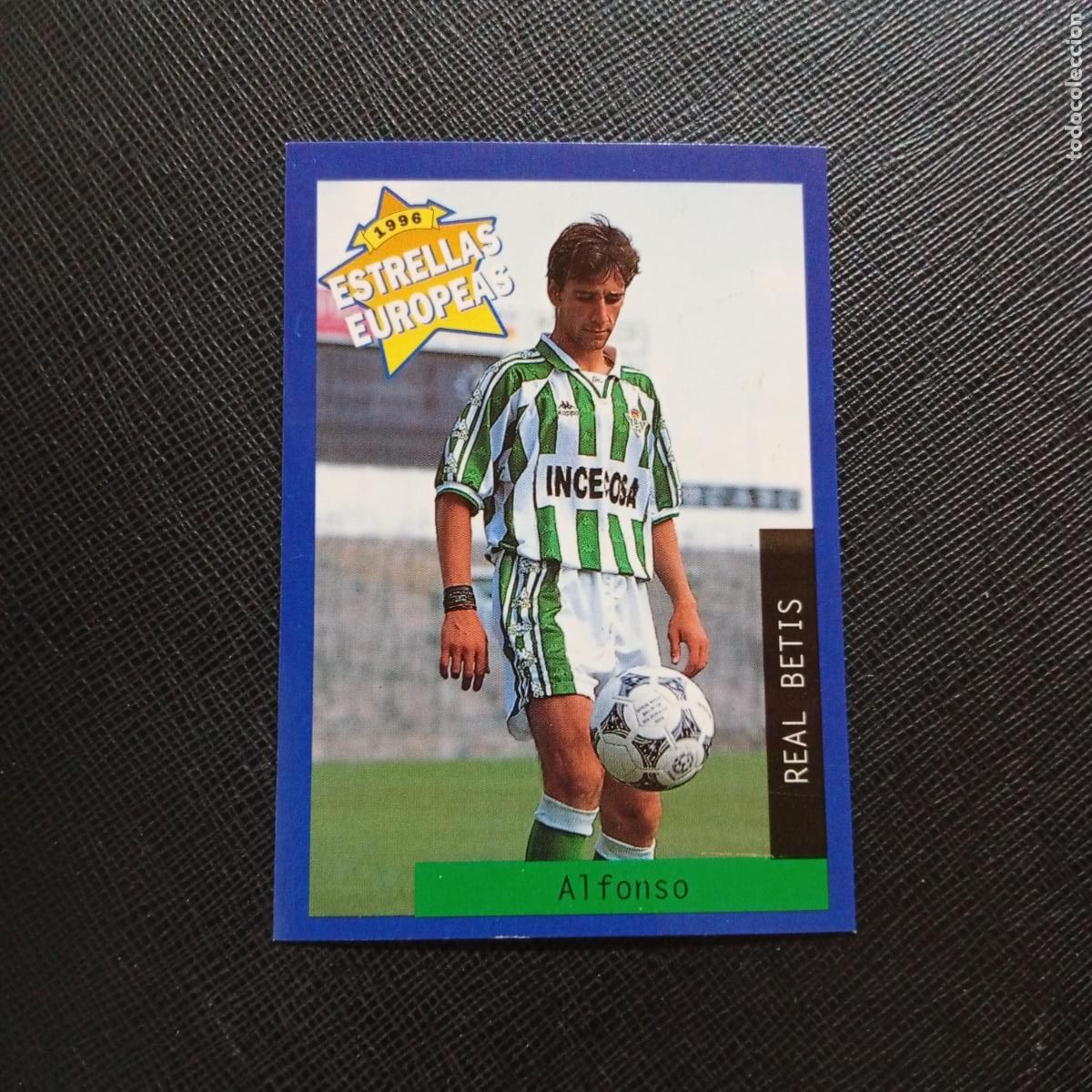 Cromos de f&uacute;tbol: 57 ALFONSO REAL BETIS PANINI ESTRELLAS EUROPEAS 1996 CROMO FUTBOL 96 - A33 PG23 B