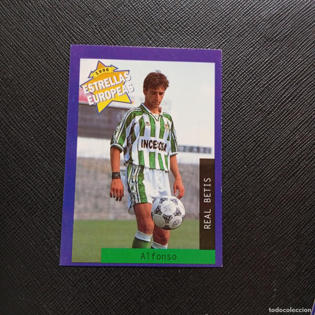 Cromos de f&uacute;tbol: 57 ALFONSO REAL BETIS PANINI ESTRELLAS EUROPEAS 1996 CROMO FUTBOL 96 - A33 PG24