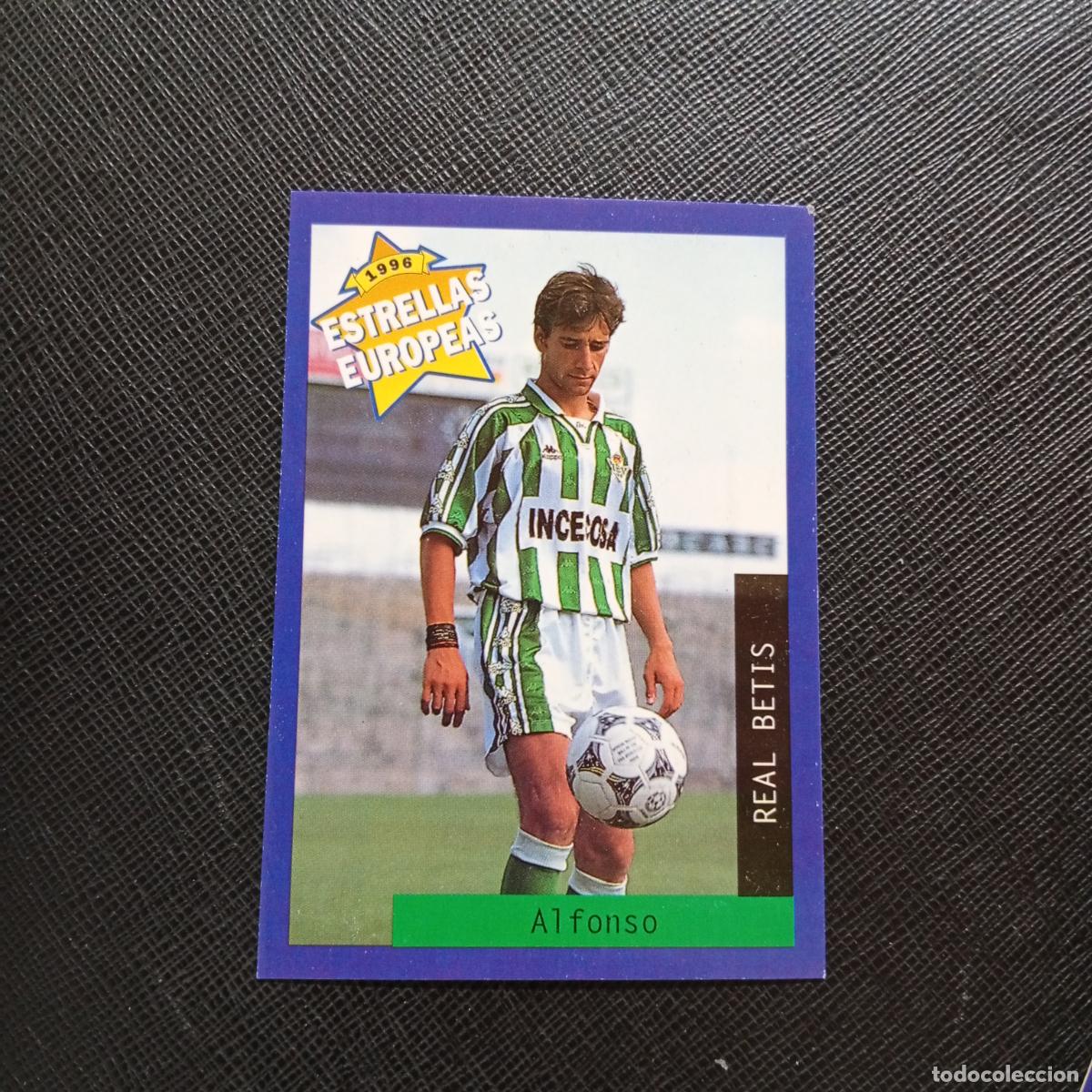 Cromos de f&uacute;tbol: 57 ALFONSO REAL BETIS PANINI ESTRELLAS EUROPEAS 1996 CROMO FUTBOL 96 - A33 PG24 B
