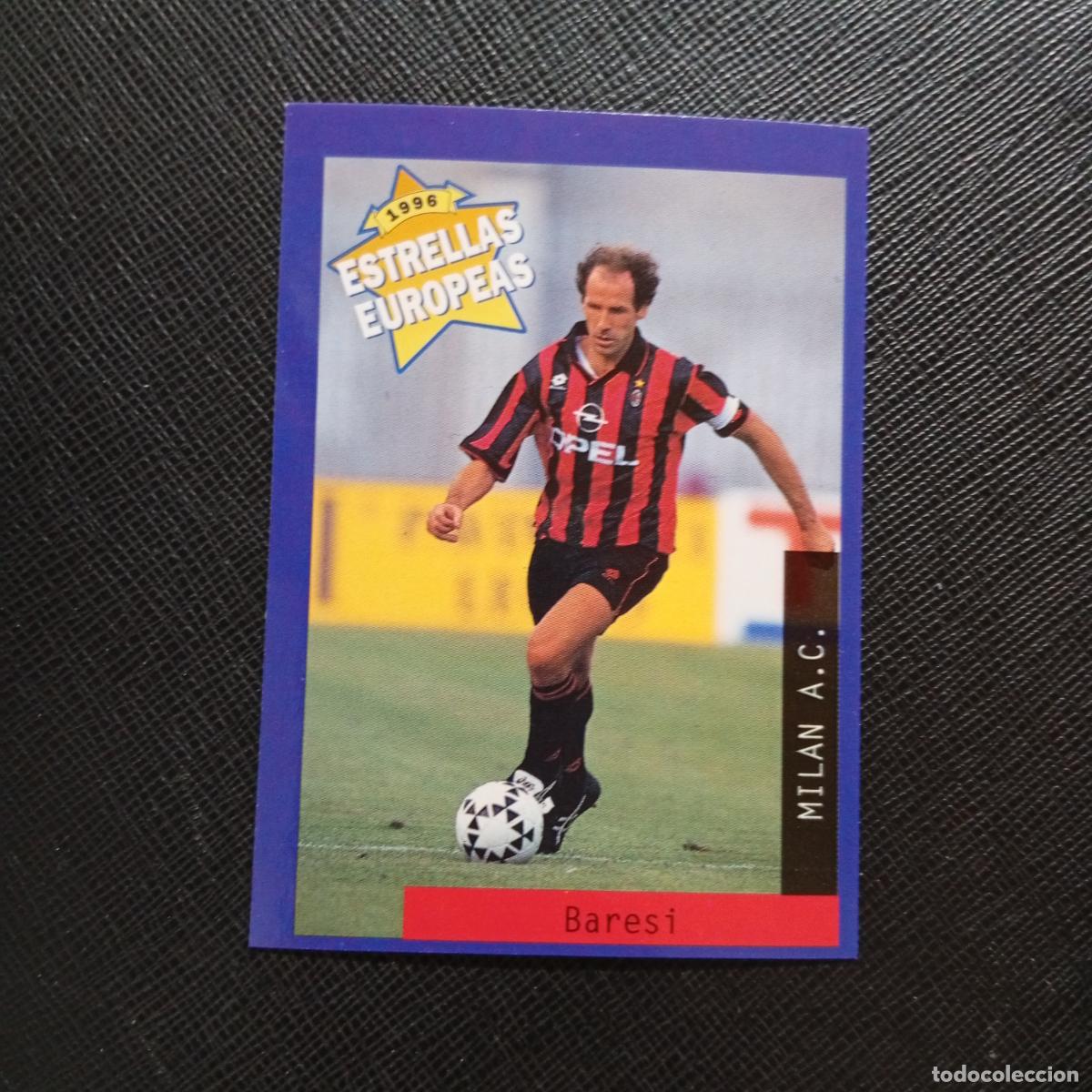 Cromos de f&uacute;tbol: 92 BARESI MILAN PANINI ESTRELLAS EUROPEAS 1996 CROMO FUTBOL 96 - A33 PG23 B
