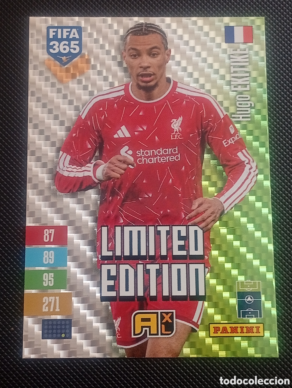 Cromos de f&uacute;tbol: limited edition EKITIKE LIVERPOOL FIFA 365 ADRENALYN XL 2026 2027 26 27 CARDS PANINI TOPPS