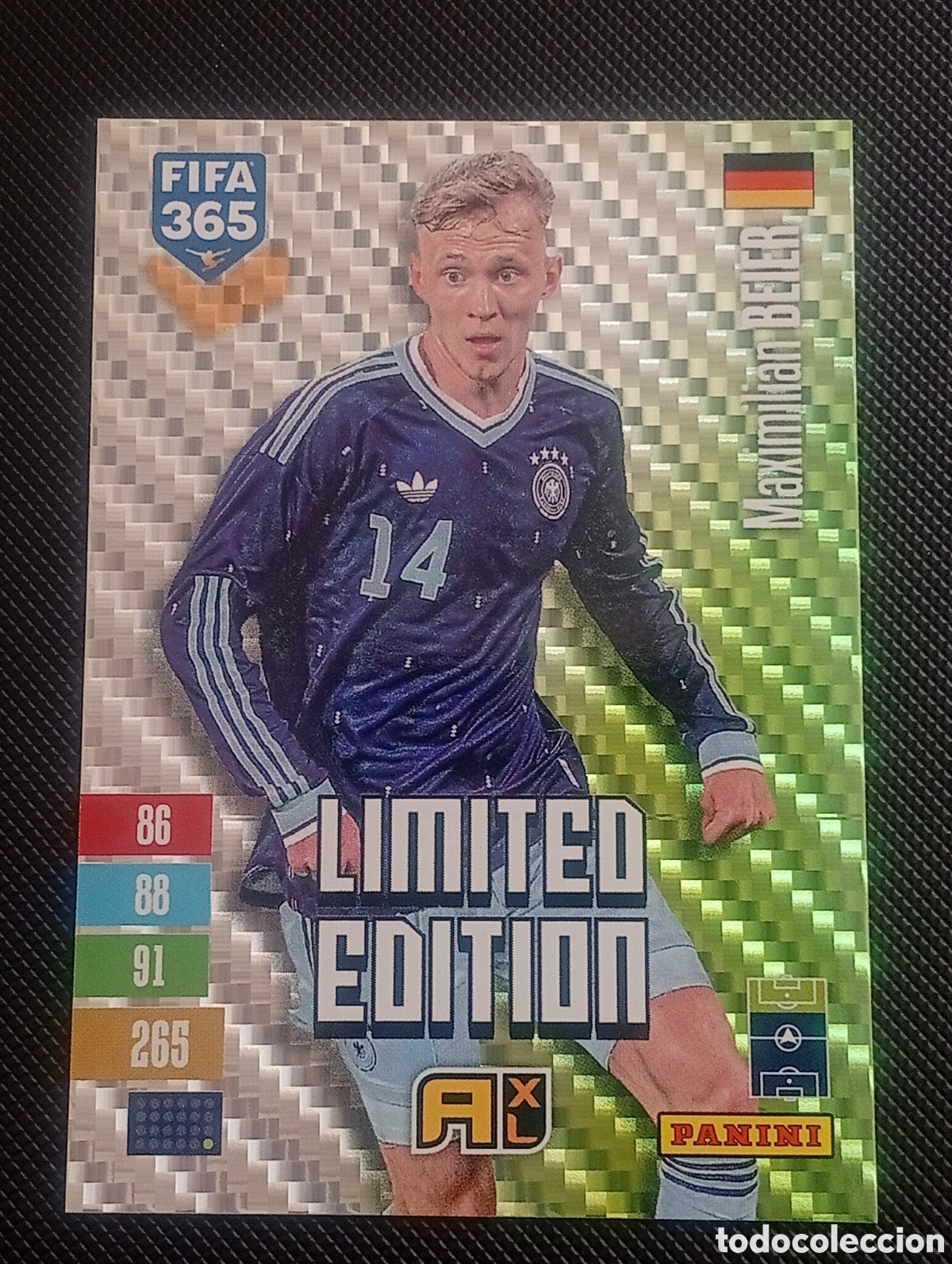 Cromos de f&uacute;tbol: limited edition BEIER GERMANY ALEMANIA FIFA 365 ADRENALYN XL 2026 2027 26 27 CARDS PANINI TOPPS