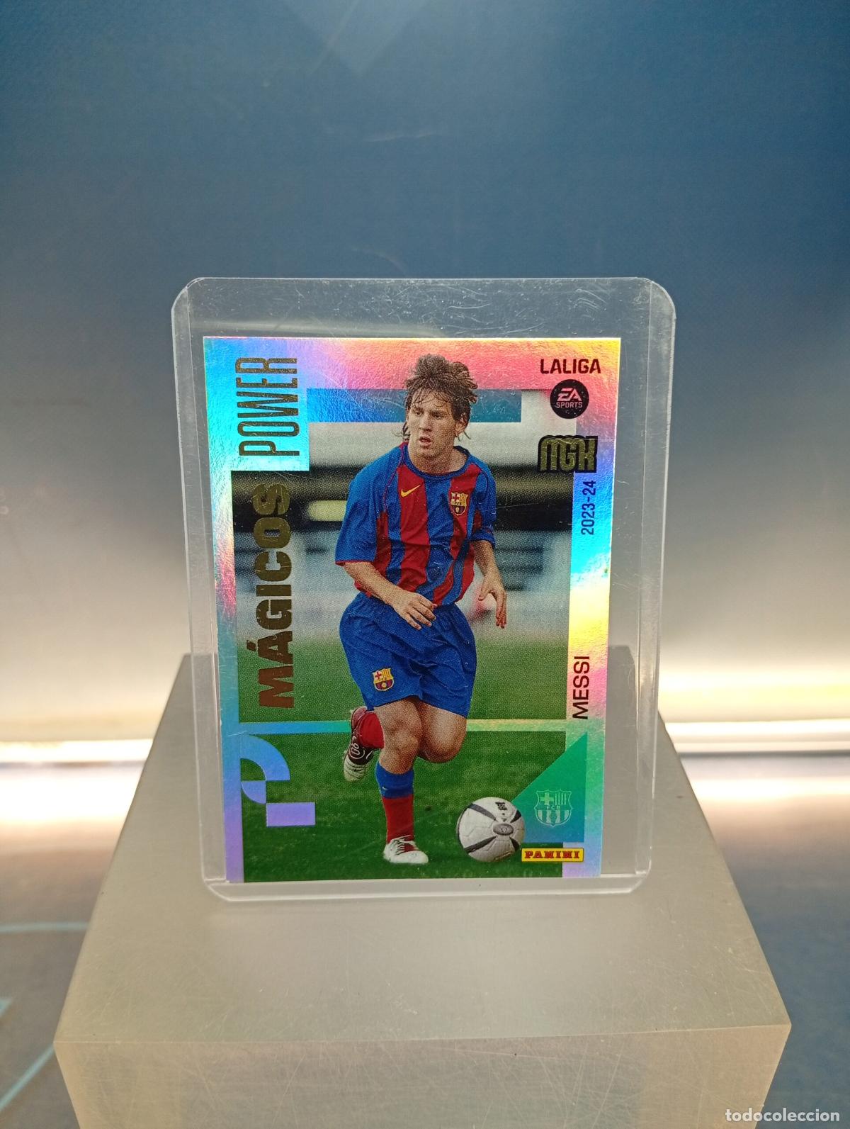 Cromos de f&uacute;tbol: Lionel Messi Magicos Power Megacraks 2023-24
