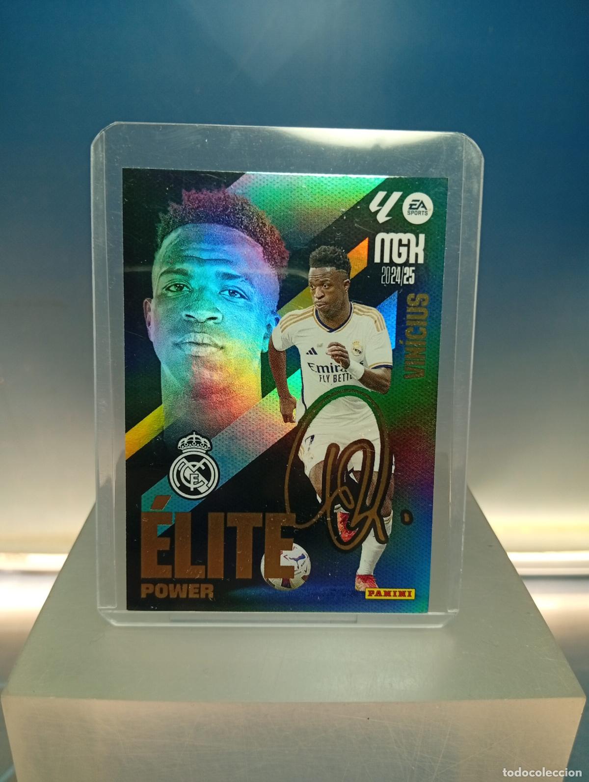 Cromos de f&uacute;tbol: Vinicius Jr Elite Power Megacraks 2024-25