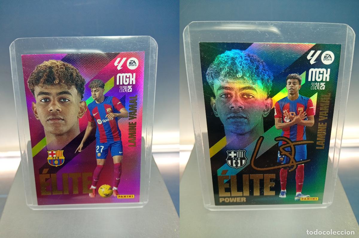 Cromos de f&uacute;tbol: Lamine Yamal Elite Megacraks 2024-25
