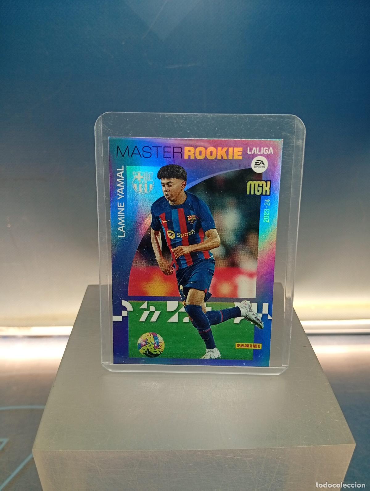 Cromos de f&uacute;tbol: Lamine Yamal Master Rookie Megacraks 2023-24