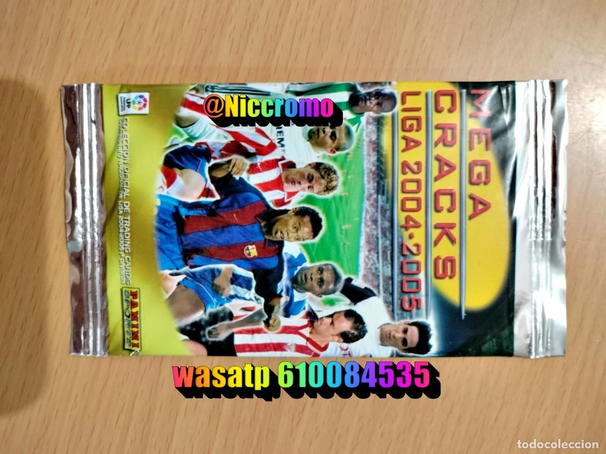 Cromos de f&uacute;tbol: megacracks 2024 2005 un sobre sin abrir mega cracks posible messi barcelona 71 bis? + en niccromo