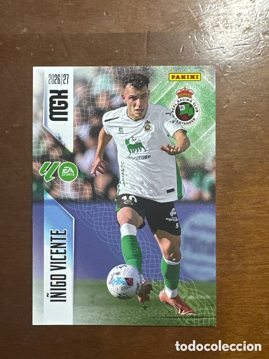 Cromos de f&uacute;tbol: 288 I&Ntilde;IGO VICENTE RACING DE SANTANDER MEGACRACKS 2026 2027 (MGK 26 27)