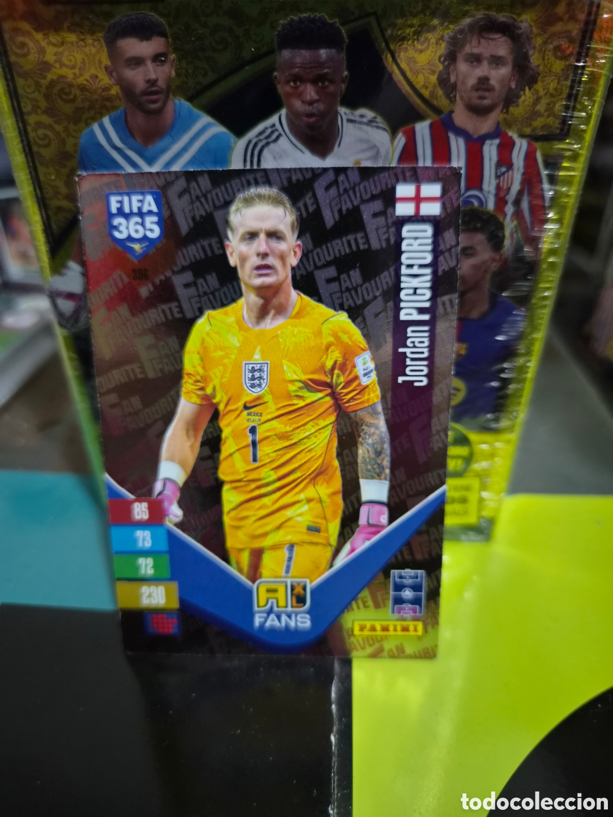 Cromos de Futebol: N&deg;356 Fans Pickford FIFA 365 2027