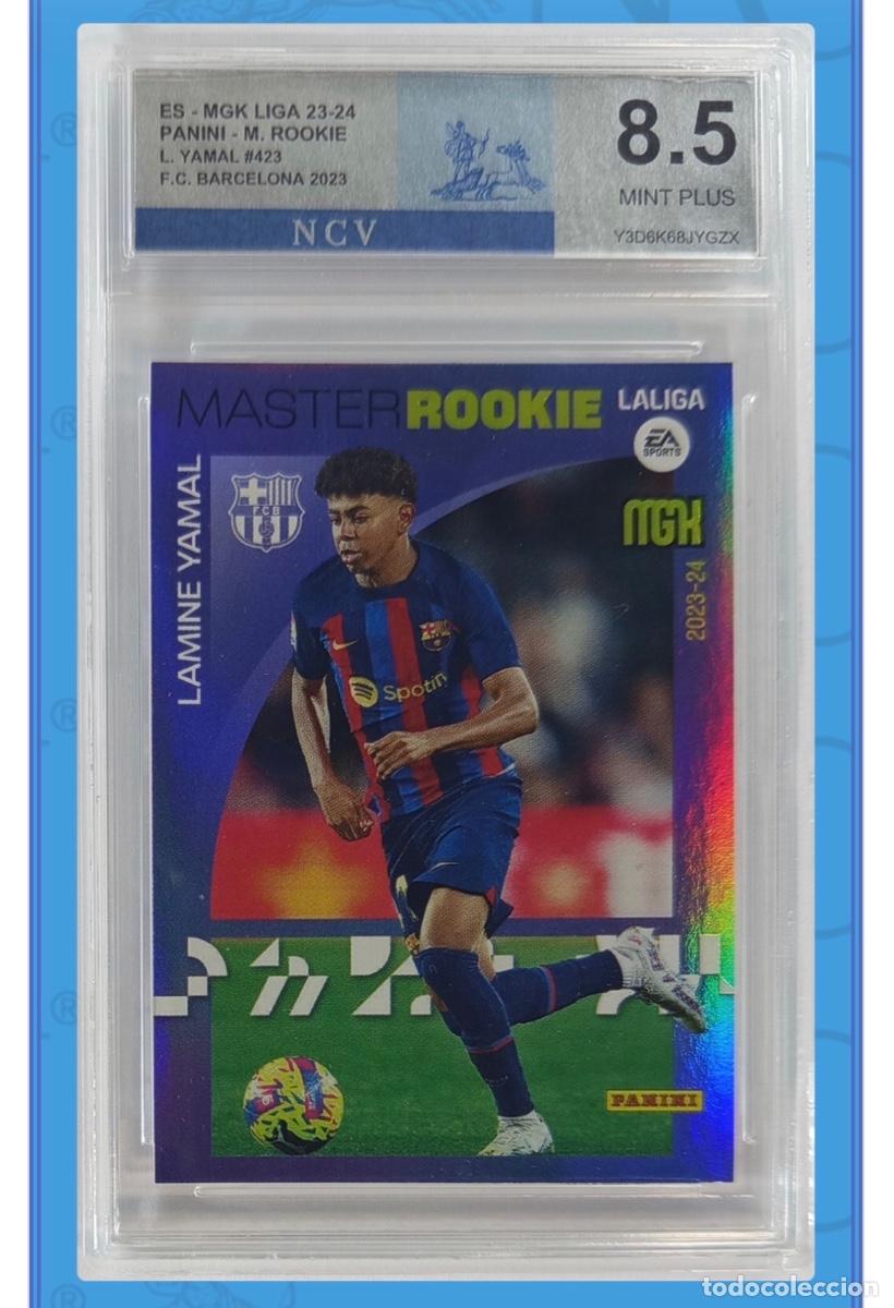 Cromos de f&uacute;tbol: Lamine Yamal #423 F.C Barcelona 2023 ES - MGK LIGA 23-24 PANINI - M. ROOKIE