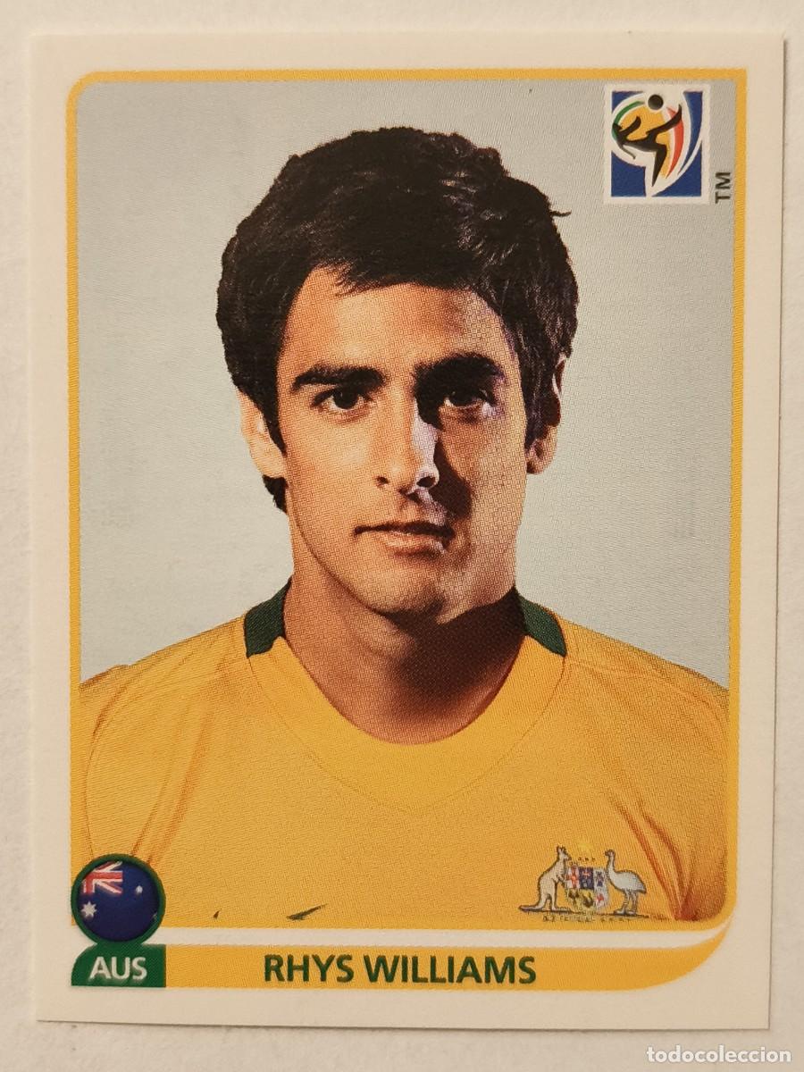 Cromos de Futebol: #283 RHYS WILLIAMS (AUSTRALIA) MUNDIAL SUDAFRICA 2010 PANINI