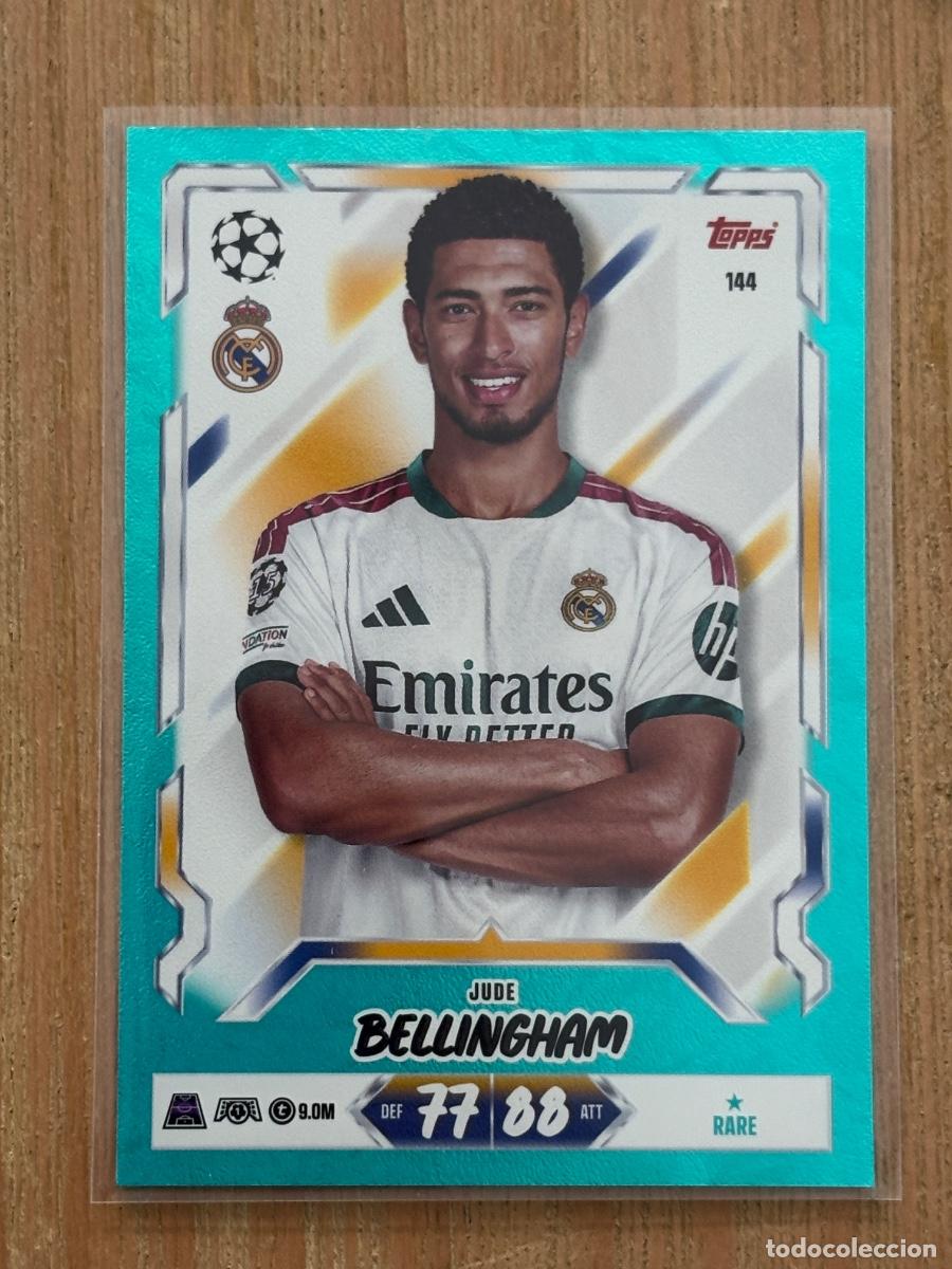Cartes &agrave; collectionner de Football: 44. CROMO BELLINGHAM PARALELA N 144 TOPPS MATCH ATTAX 2026-27 26-27 CHAMPIONS 20 ANNIVERSARY