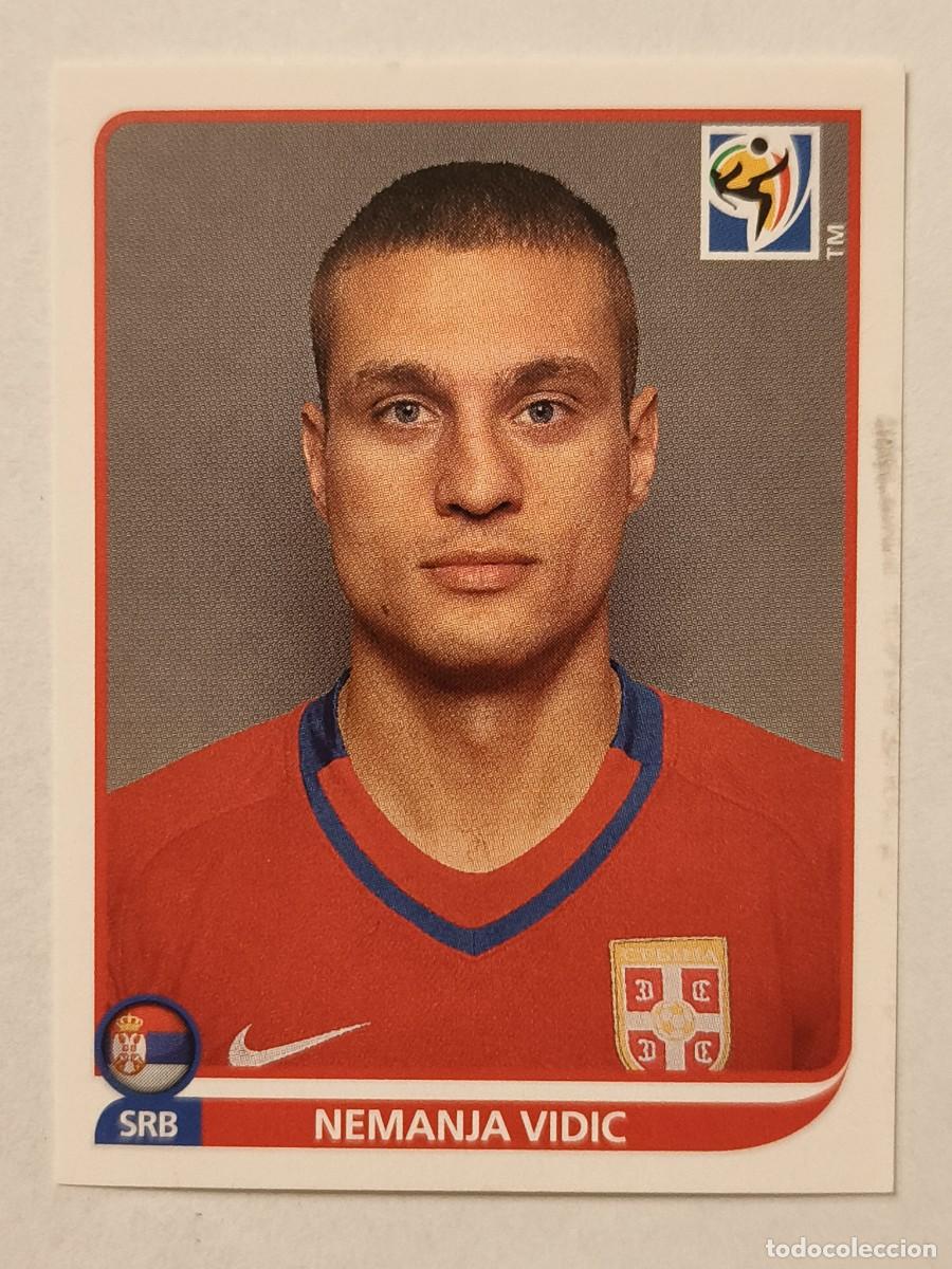 Figurine di Calcio: #299 NEMANJA VIDIC (SERBIA) MUNDIAL SUDAFRICA 2010 PANINI