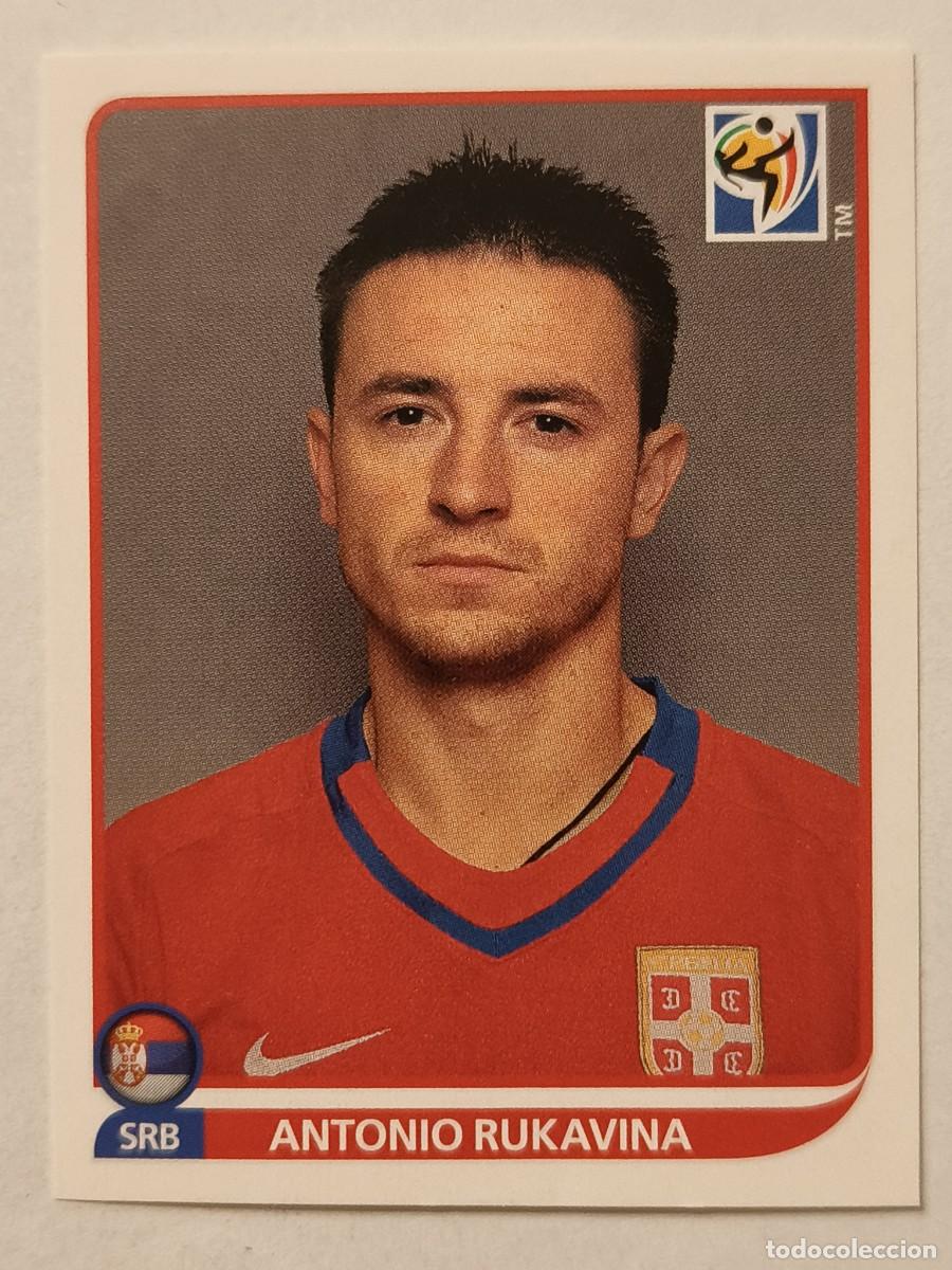 Figurine di Calcio: #302 ANTONIO RUKAVINA (SERBIA) MUNDIAL SUDAFRICA 2010 PANINI