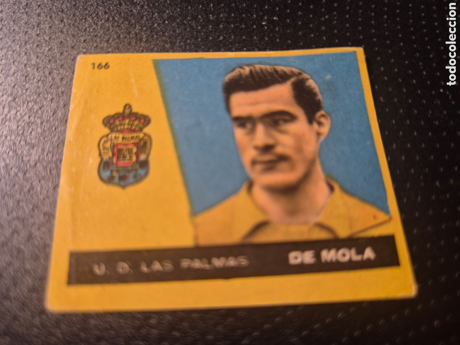 Figurine di Calcio: DE MOLA 166 UD LAS PALMAS CAMPEONES 1960 BRUGUERA