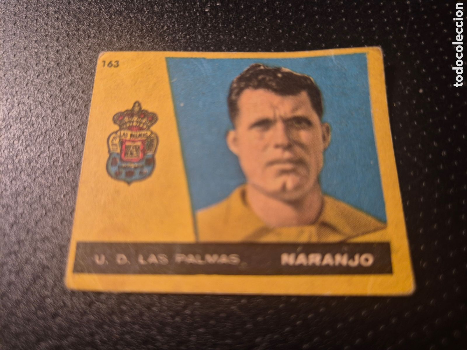 Figurine di Calcio: NARANJO 163 UD LAS PALMAS CAMPEONES 1960 BRUGUERA