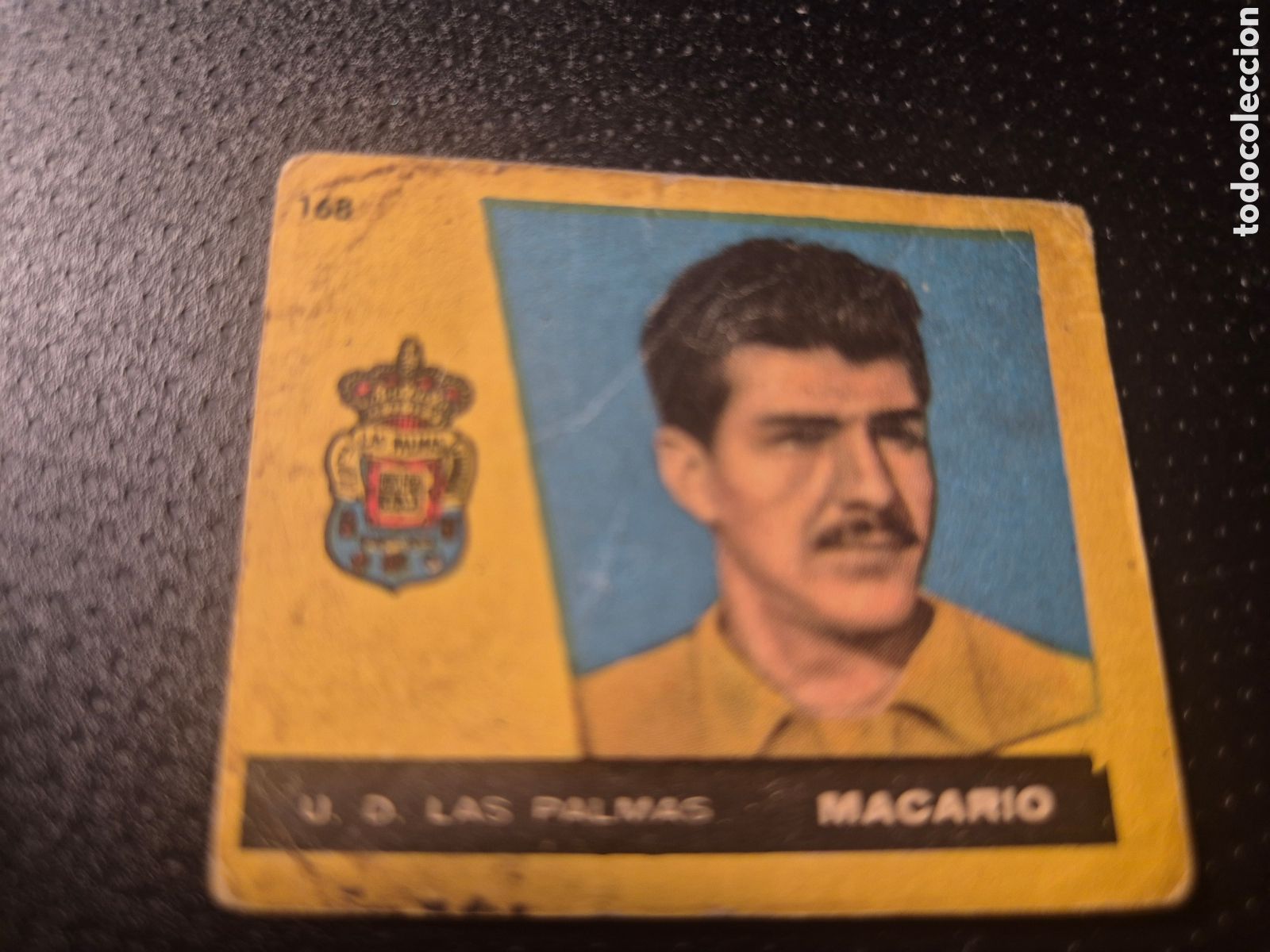 Figurine di Calcio: MACARIO 168 UD LAS PALMAS CAMPEONES 1960 BRUGUERA