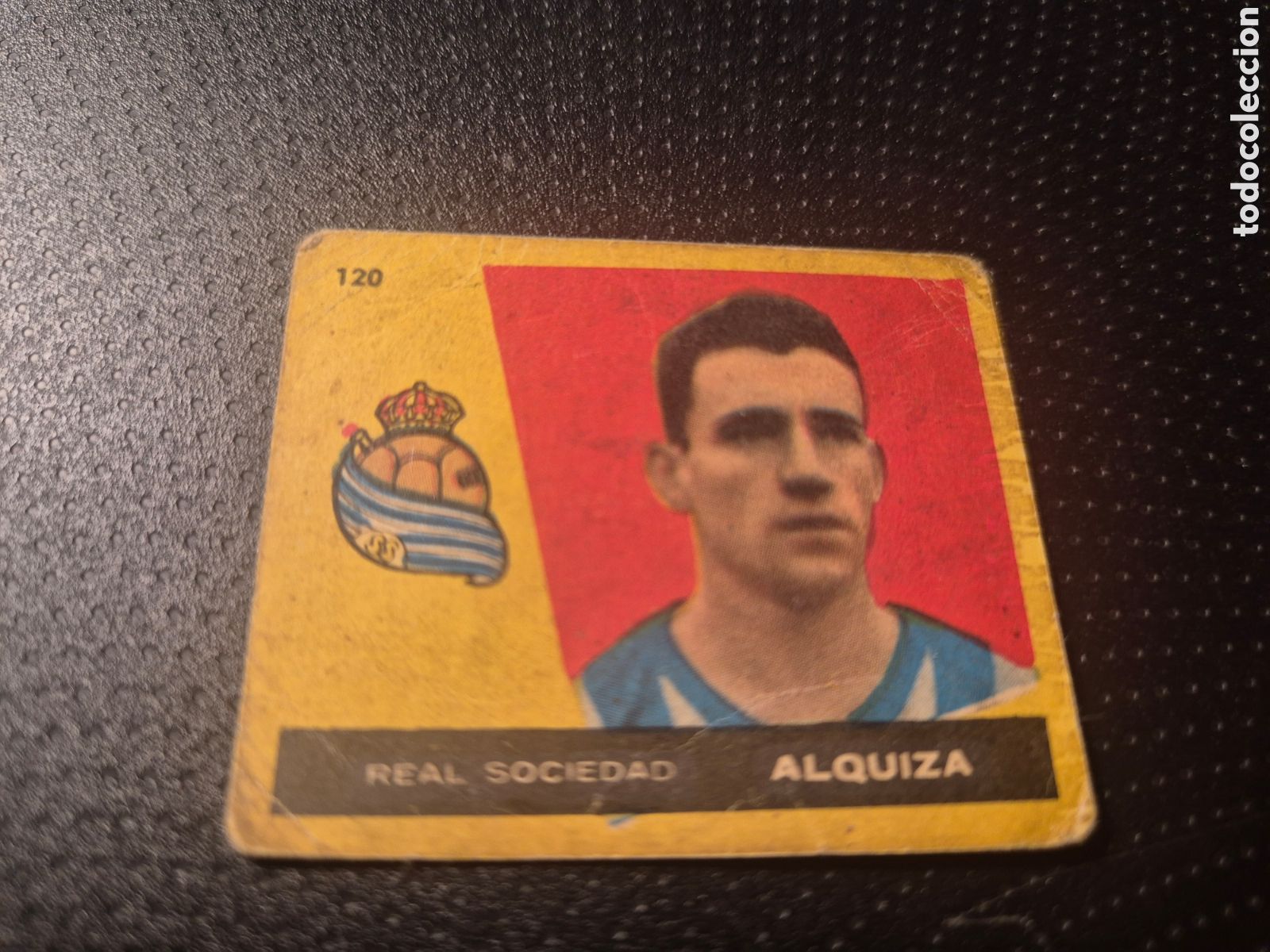 Figurine di Calcio: ALQUIZA 120 REAL SOCIEDAD CAMPEONES 1960 BRUGUERA