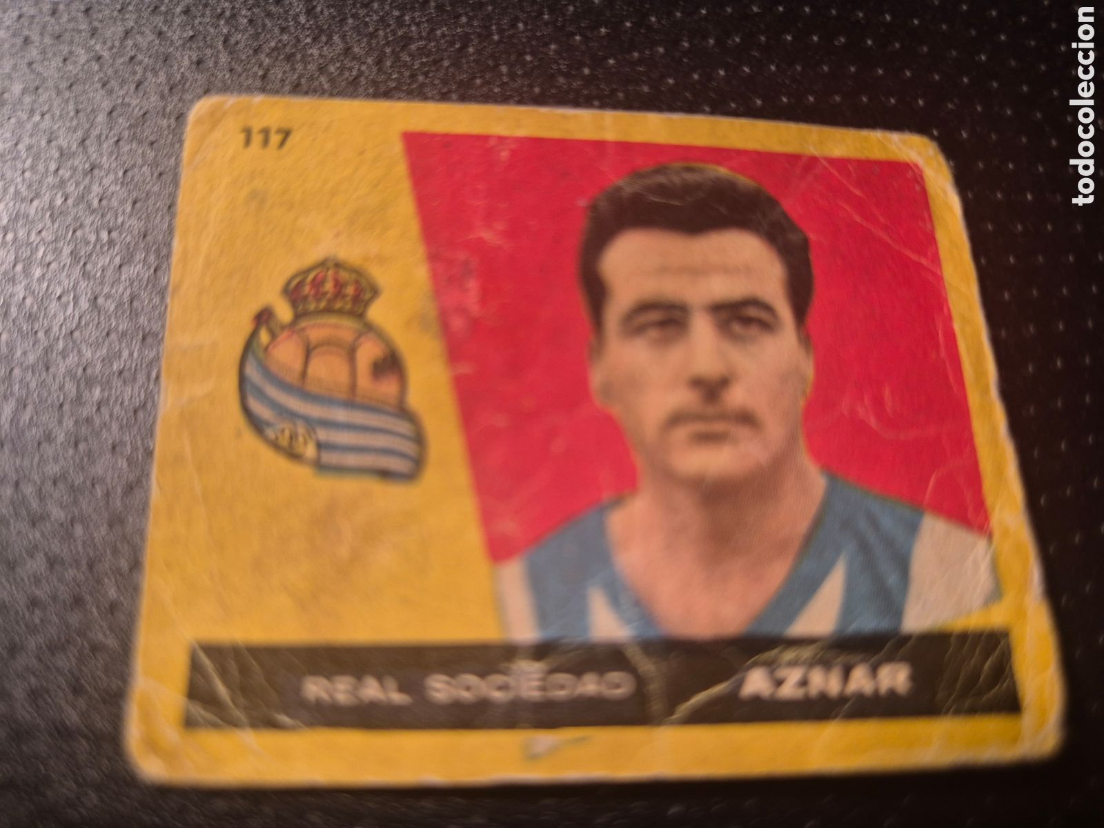Figurine di Calcio: AZNAR 117 REAL SOCIEDAD CAMPEONES 1960 BRUGUERA