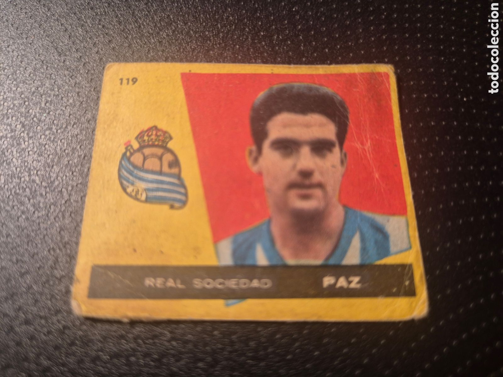 Figurine di Calcio: PAZ 119 REAL SOCIEDAD CAMPEONES 1960 BRUGUERA