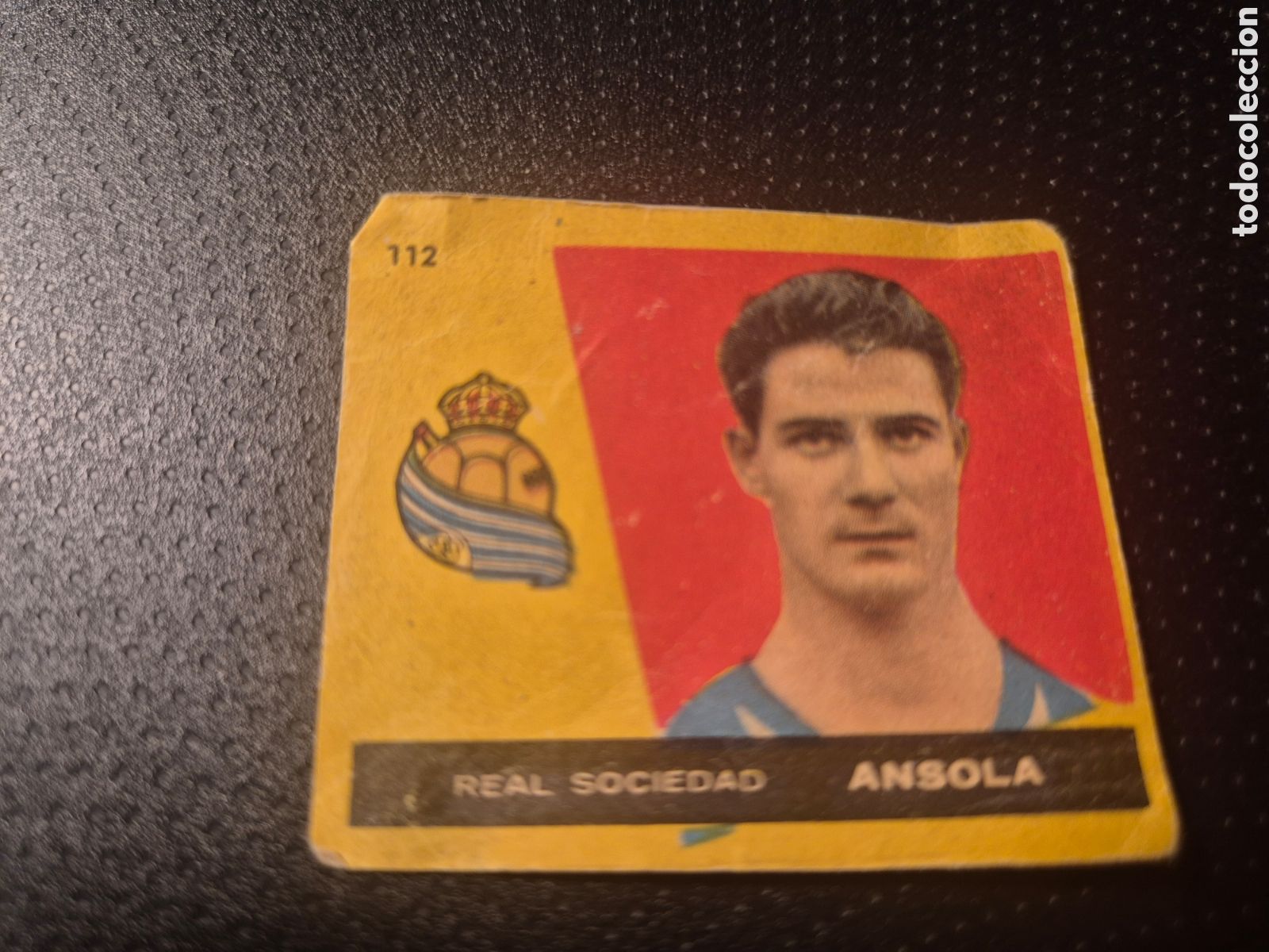 Figurine di Calcio: ANSOLA 112 REAL SOCIEDAD CAMPEONES 1960 BRUGUERA