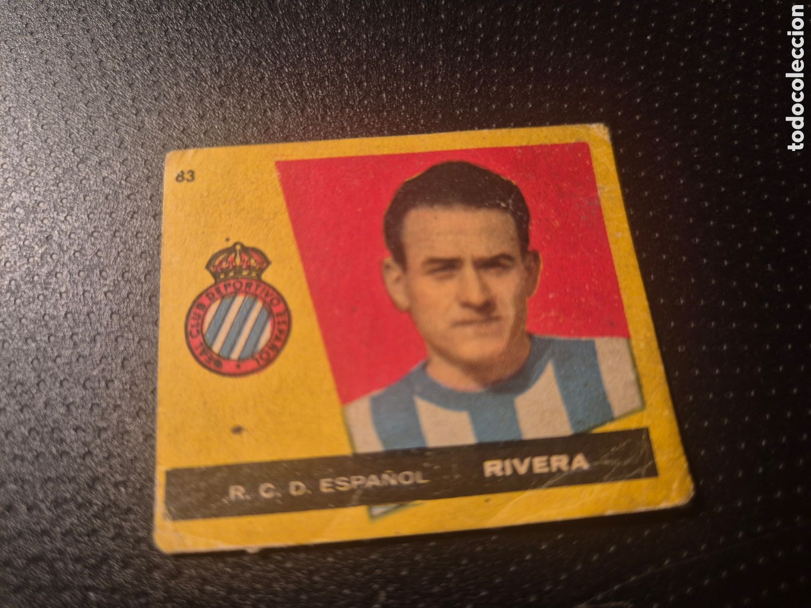 Figurine di Calcio: RIVERA 83 R C D ESPA&Ntilde;OL CAMPEONES 1960 BRUGUERA