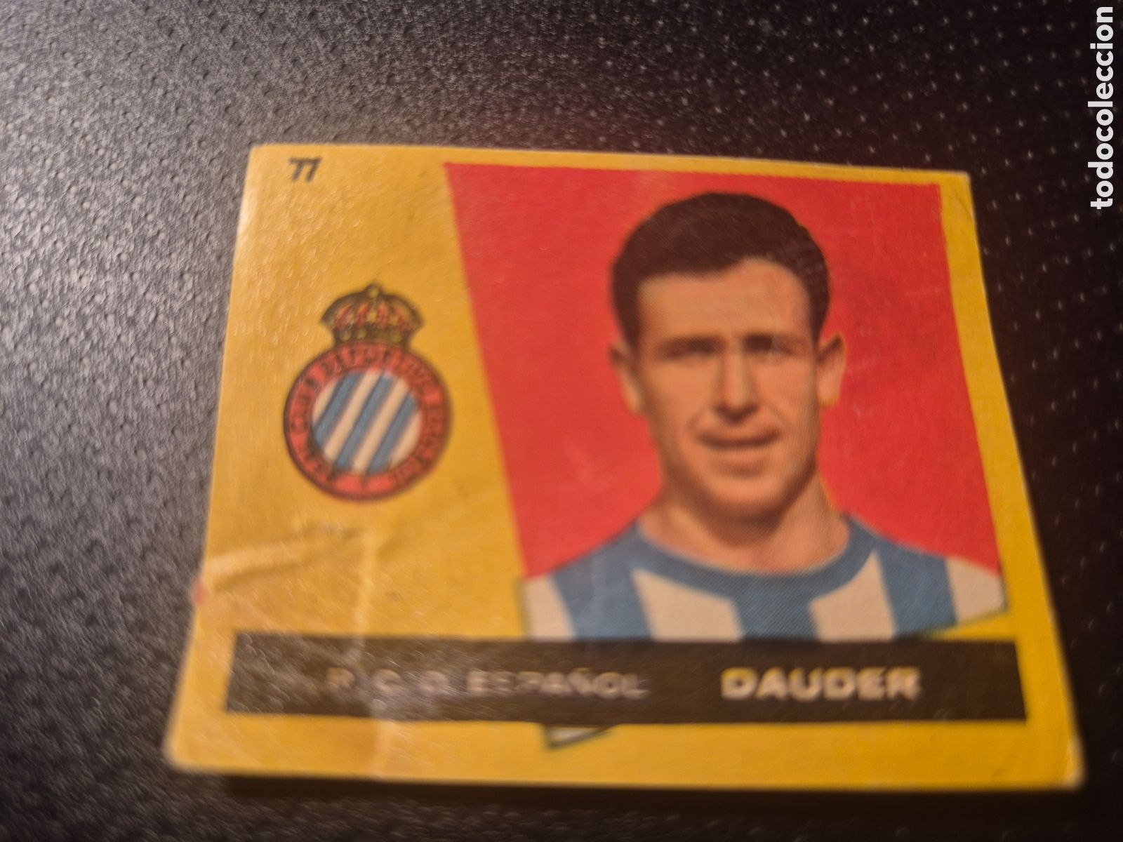 Figurine di Calcio: DAUDER 77 R C D ESPA&Ntilde;OL CAMPEONES 1960 BRUGUERA