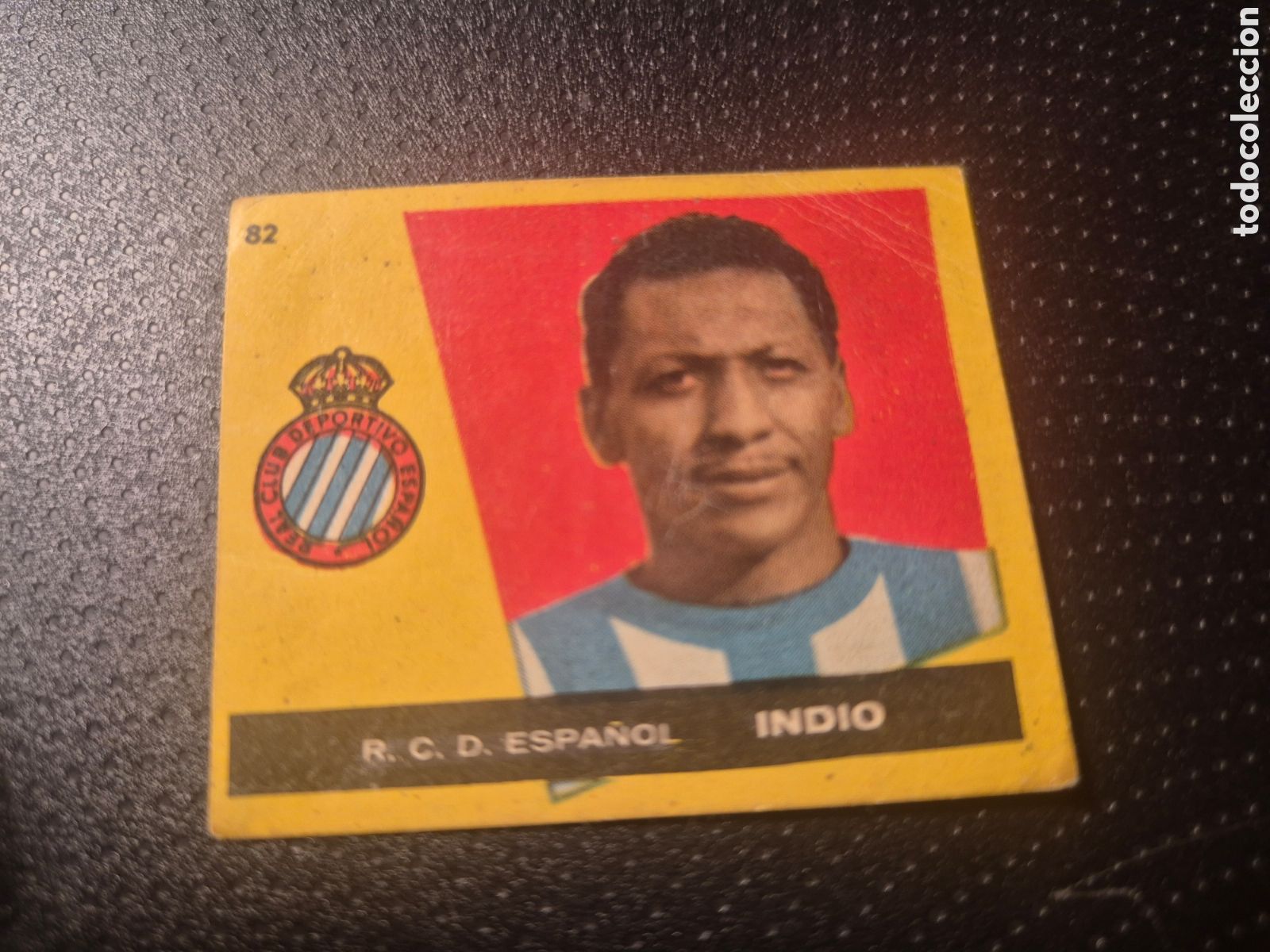 Figurine di Calcio: INDIO 82 R C D ESPA&Ntilde;OL CAMPEONES 1960 BRUGUERA
