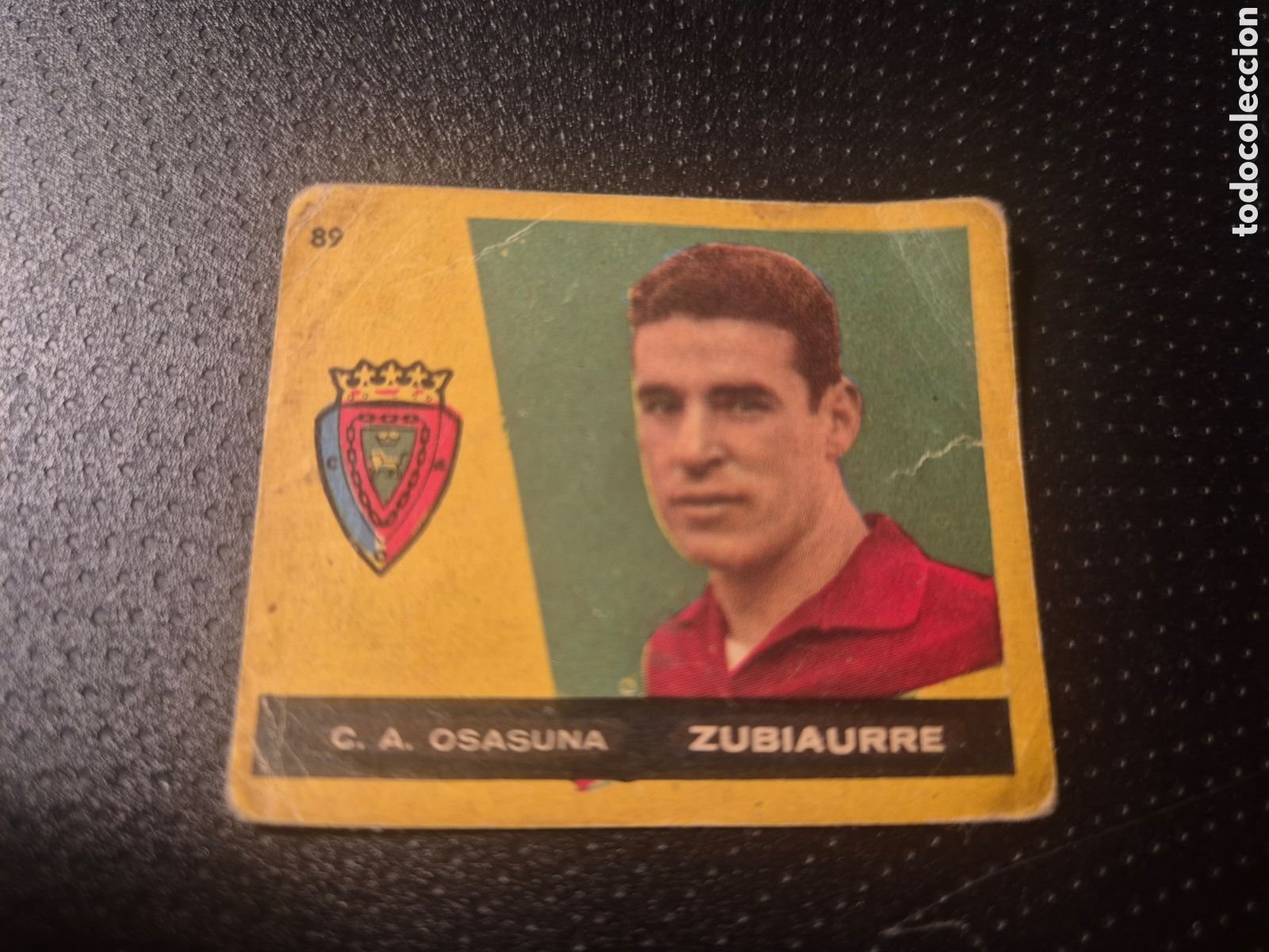 Figurine di Calcio: ZUBIAURRE 89 C A OSASUNA CAMPEONES 1960 BRUGUERA