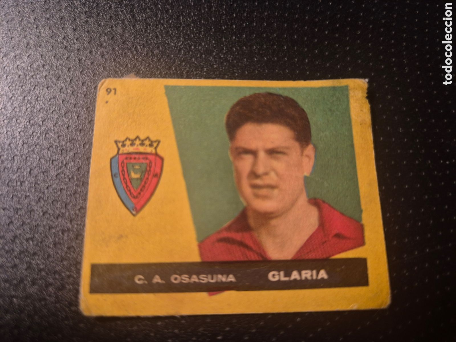 Figurine di Calcio: GLARIA 91 C A OSASUNA CAMPEONES 1960 BRUGUERA