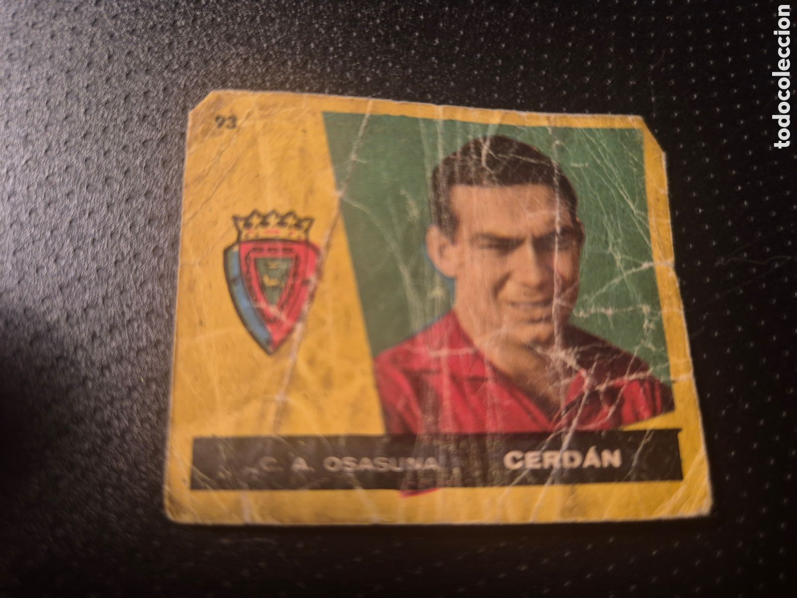 Figurine di Calcio: CERDAD 93 C A OSASUNA CAMPEONES 1960 BRUGUERA