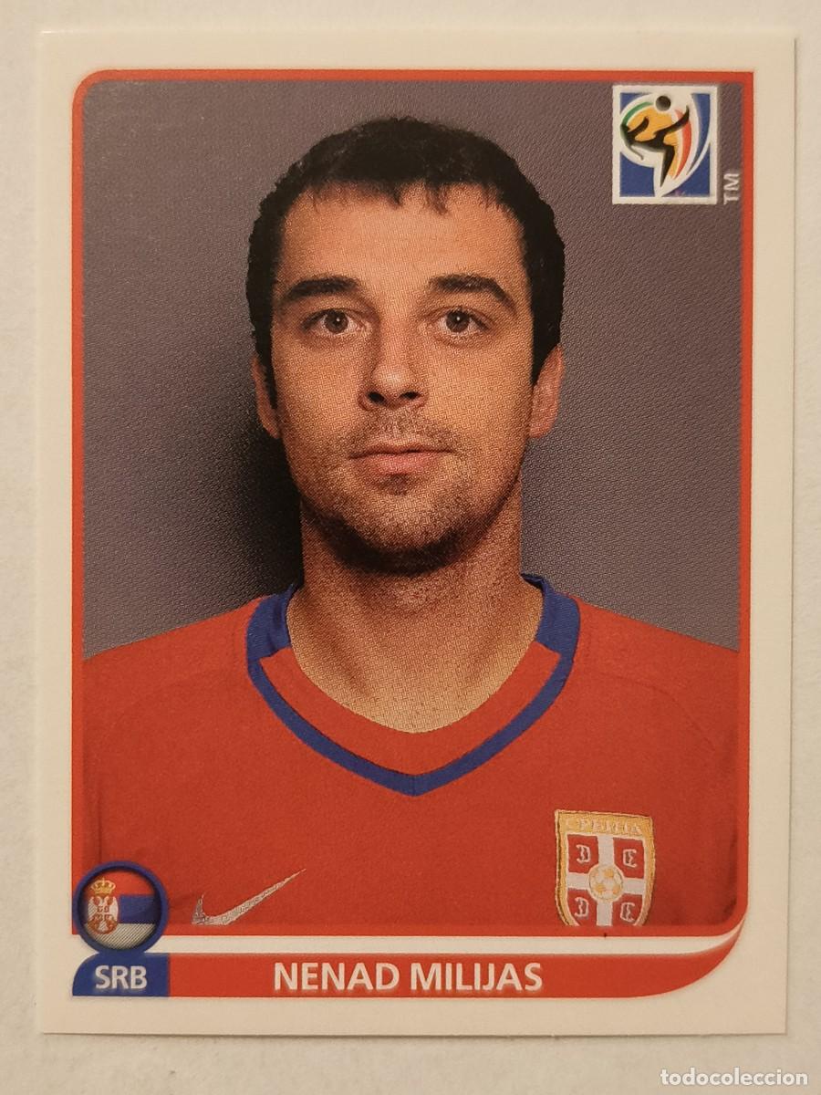 Cromos de f&uacute;tbol: #308 NENAD MILIJAS (SERBIA) MUNDIAL SUDAFRICA 2010 PANINI