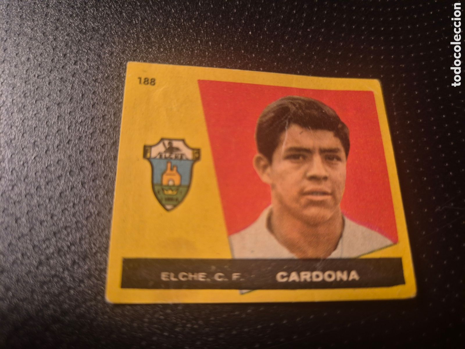 Figurine di Calcio: CARDONA 188 ELCHE C F CAMPEONES 1960 BRUGUERA