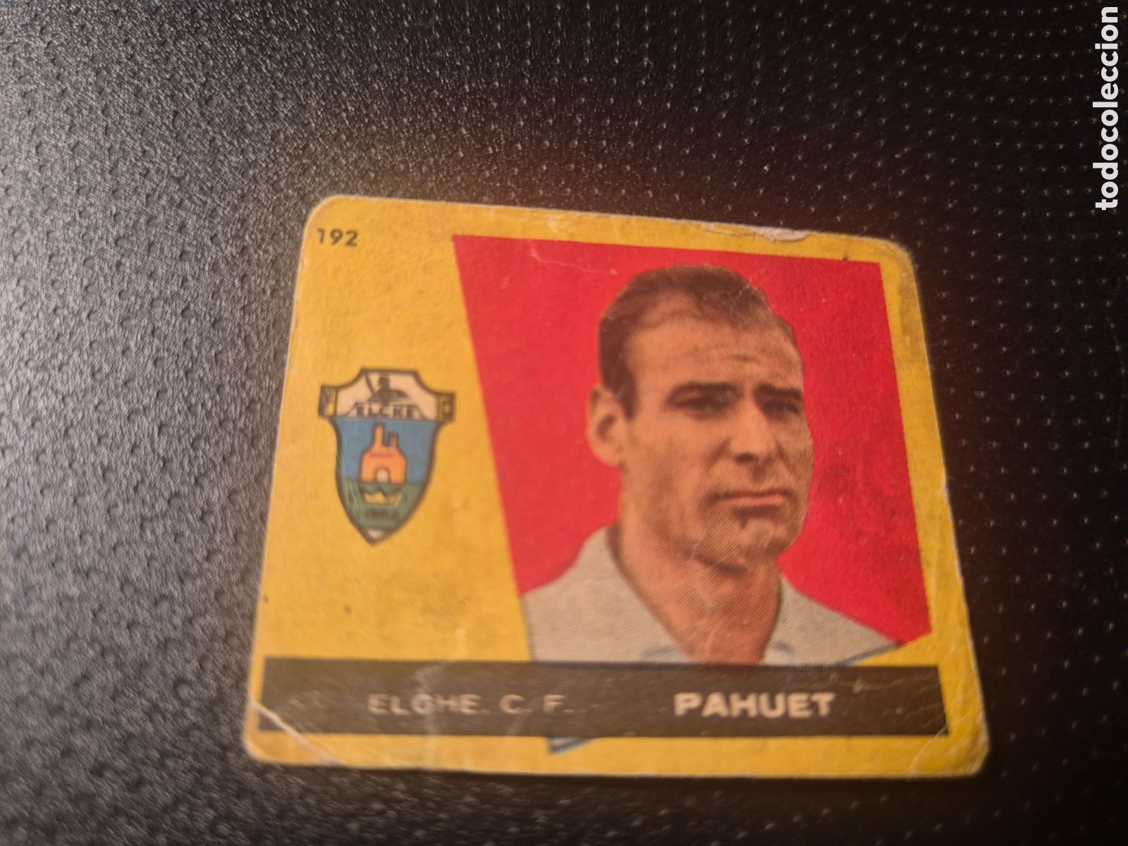 Figurine di Calcio: PAHUET 192 ELCHE C F CAMPEONES 1960 BRUGUERA