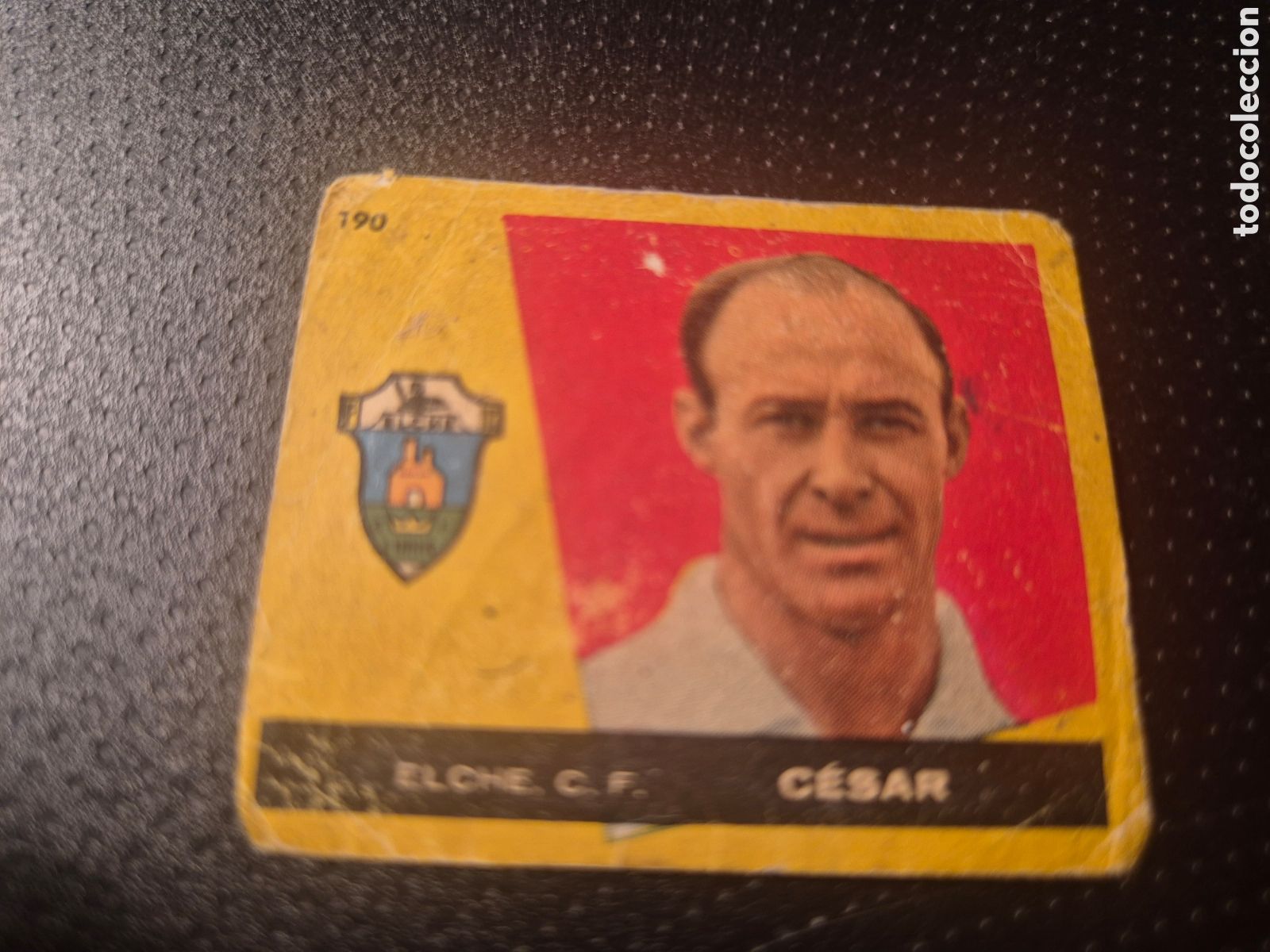 Figurine di Calcio: CESAR 190 ELCHE C F CAMPEONES 1960 BRUGUERA