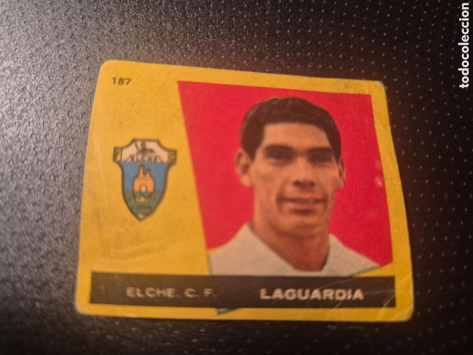 Figurine di Calcio: LAGUARDIA 187 ELCHE C F CAMPEONES 1960 BRUGUERA