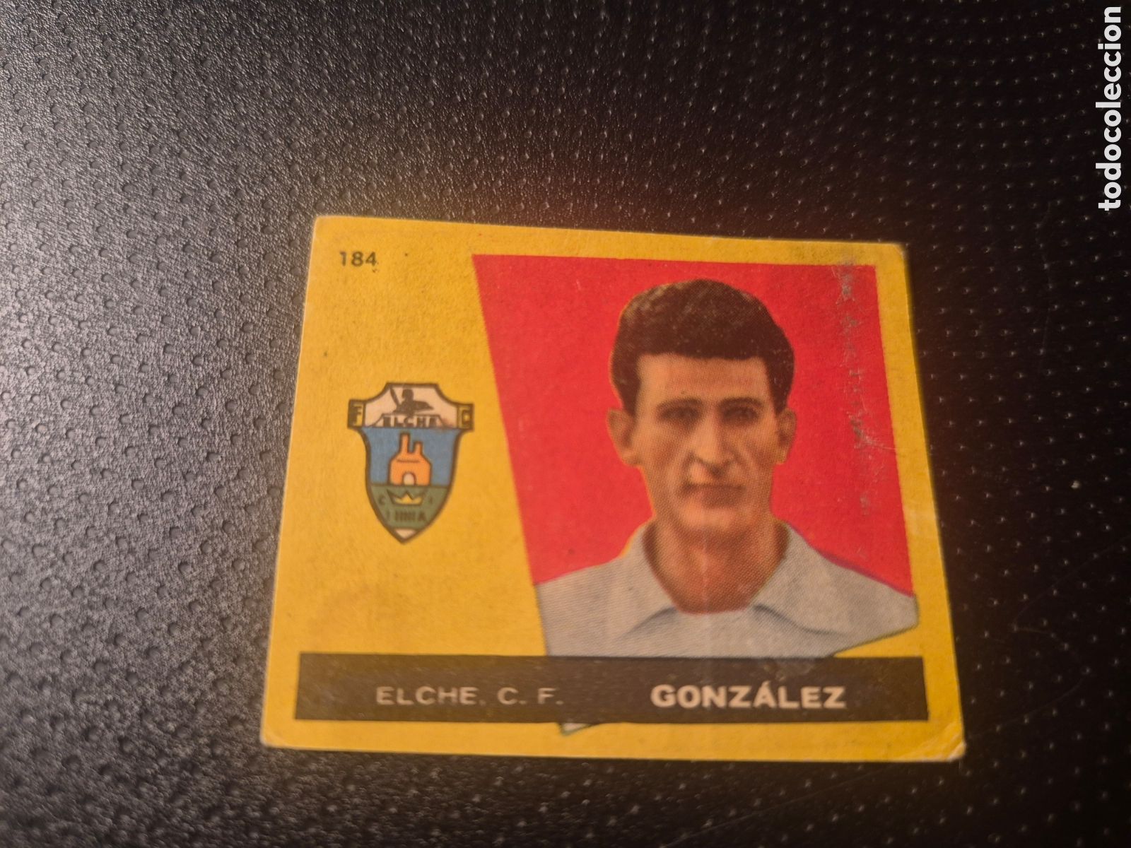 Figurine di Calcio: GONZALEZ 184 ELCHE C F CAMPEONES 1960 BRUGUERA