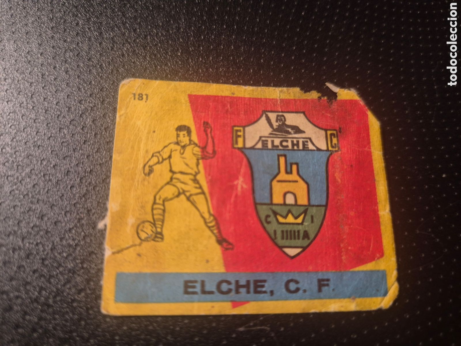 Football Stickers: ESCUDO 181 ELCHE C F CAMPEONES 1960 BRUGUERA
