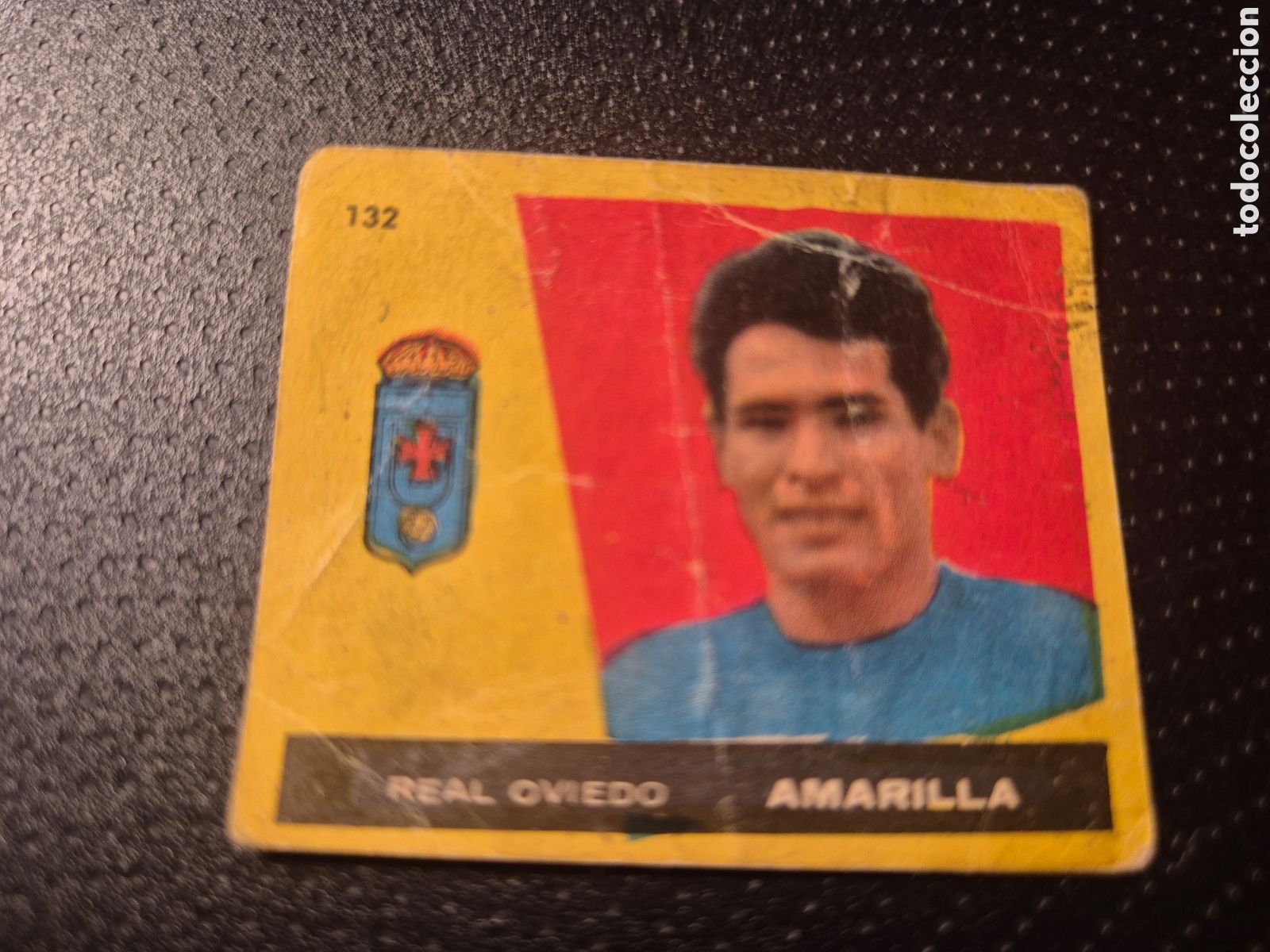 Figurine di Calcio: AMARILLA 132 REAL OVIEDO CAMPEONES 1960 BRUGUERA