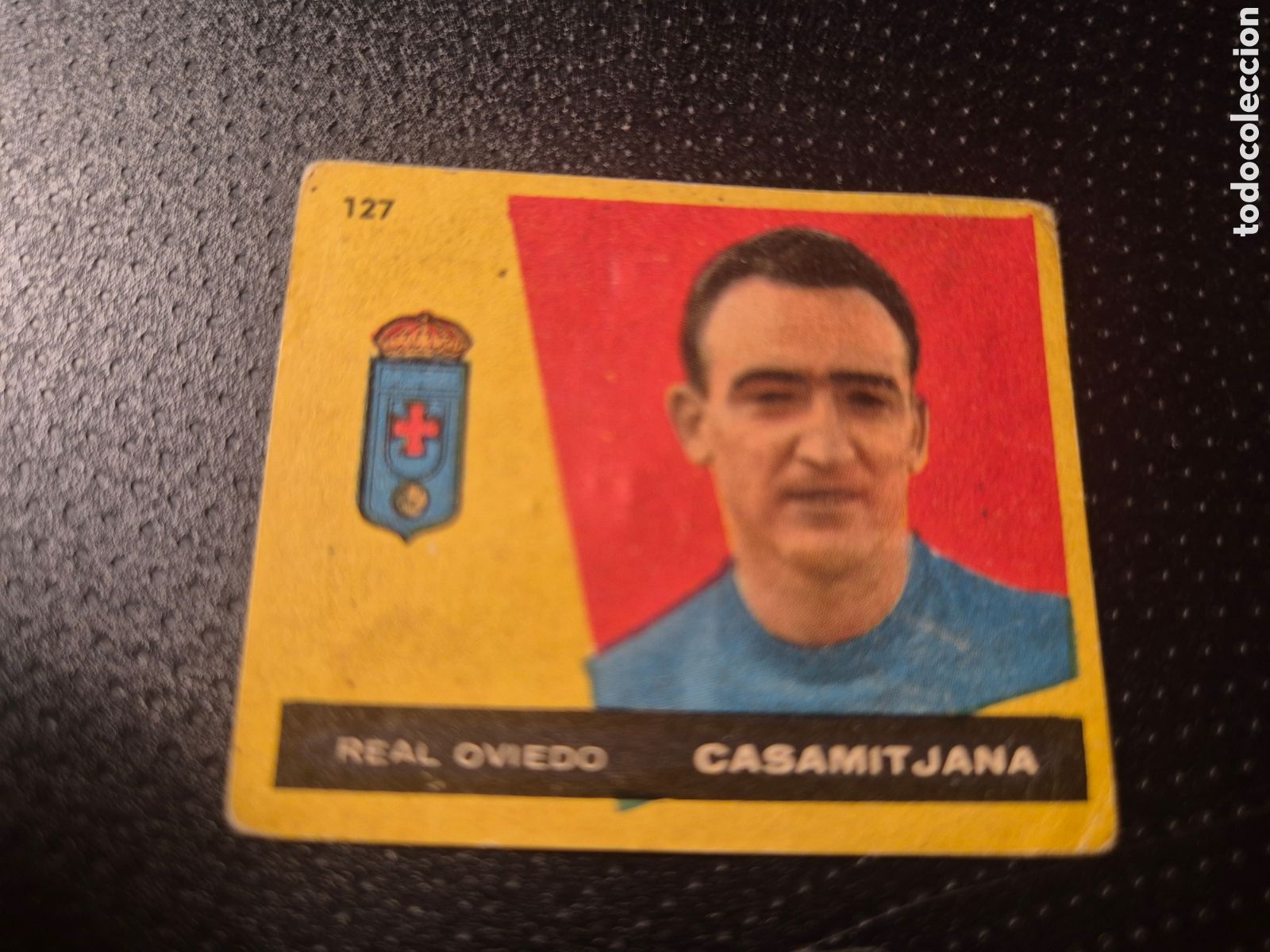 Figurine di Calcio: CASAMITJANA 127 REAL OVIEDO CAMPEONES 1960 BRUGUERA