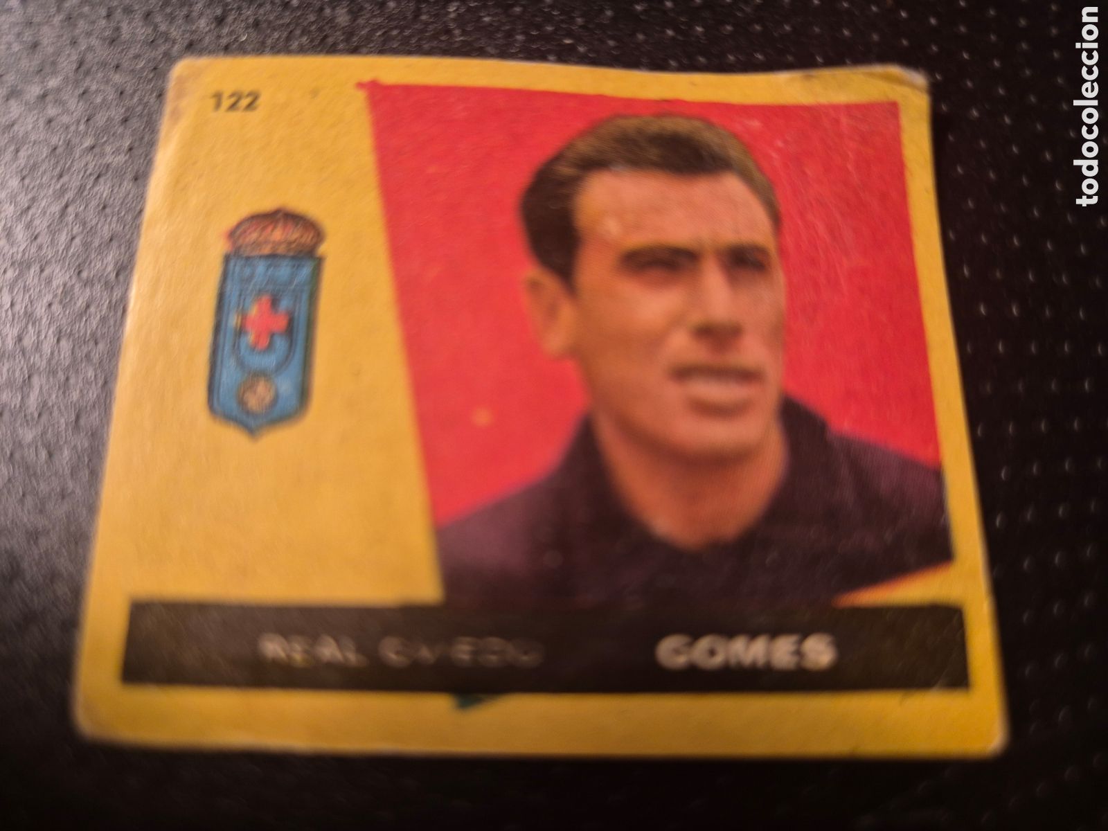 Fu&szlig;ball-Sticker: GOMES 122 REAL OVIEDO CAMPEONES 1960 BRUGUERA