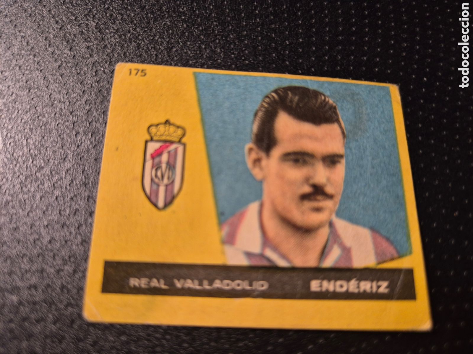 Cromos de f&uacute;tbol: ENDERIZ 175 REAL VALLADOLID CAMPEONES 1960 BRUGUERA