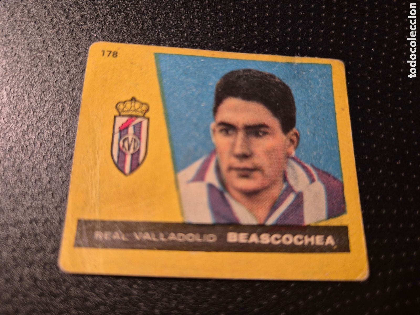 Fu&szlig;ball-Sticker: BEASCOCHEA 178 REAL VALLADOLID CAMPEONES 1960 BRUGUERA