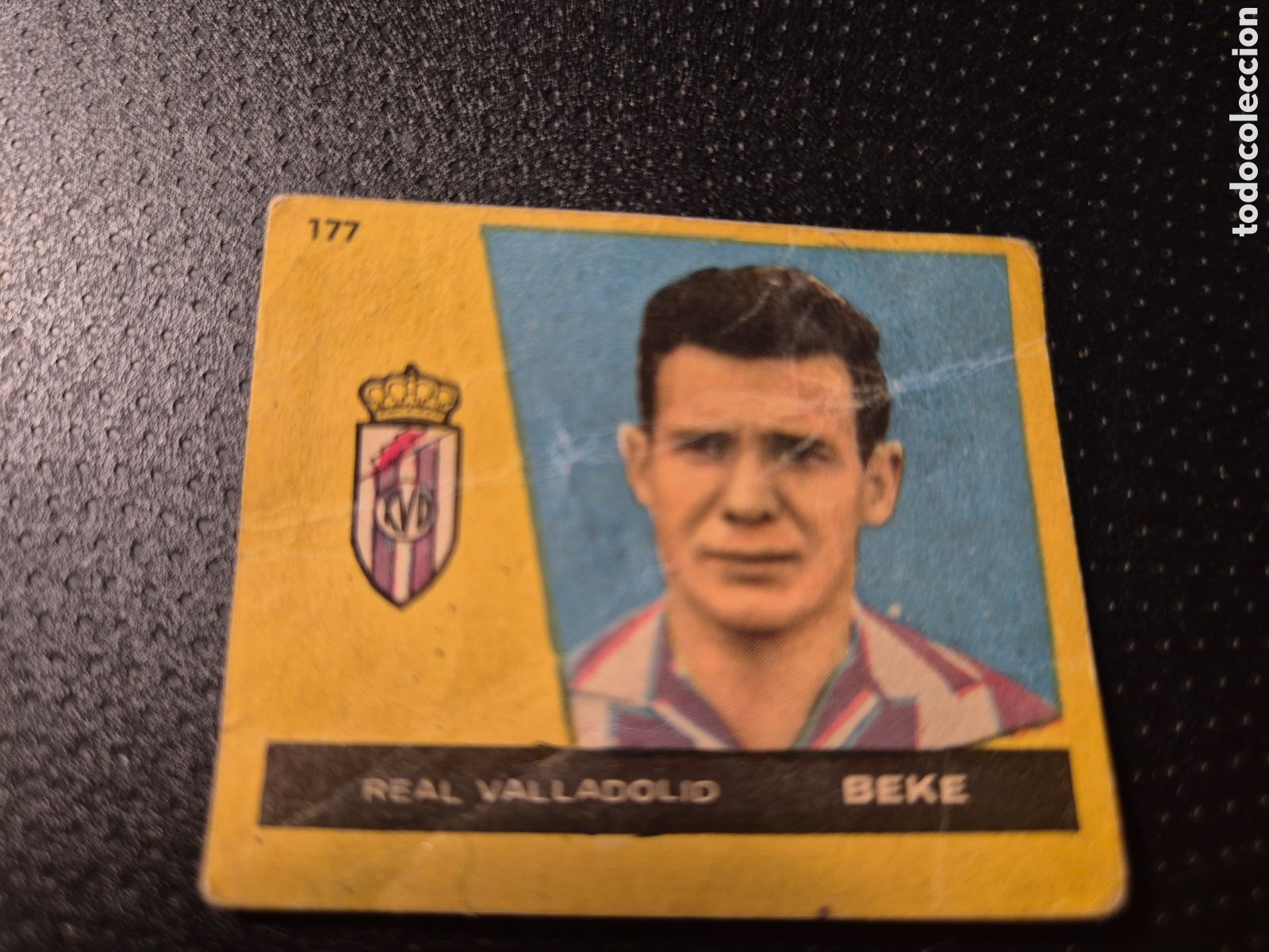 Figurine di Calcio: BEKE 177 REAL VALLADOLID CAMPEONES 1960 BRUGUERA