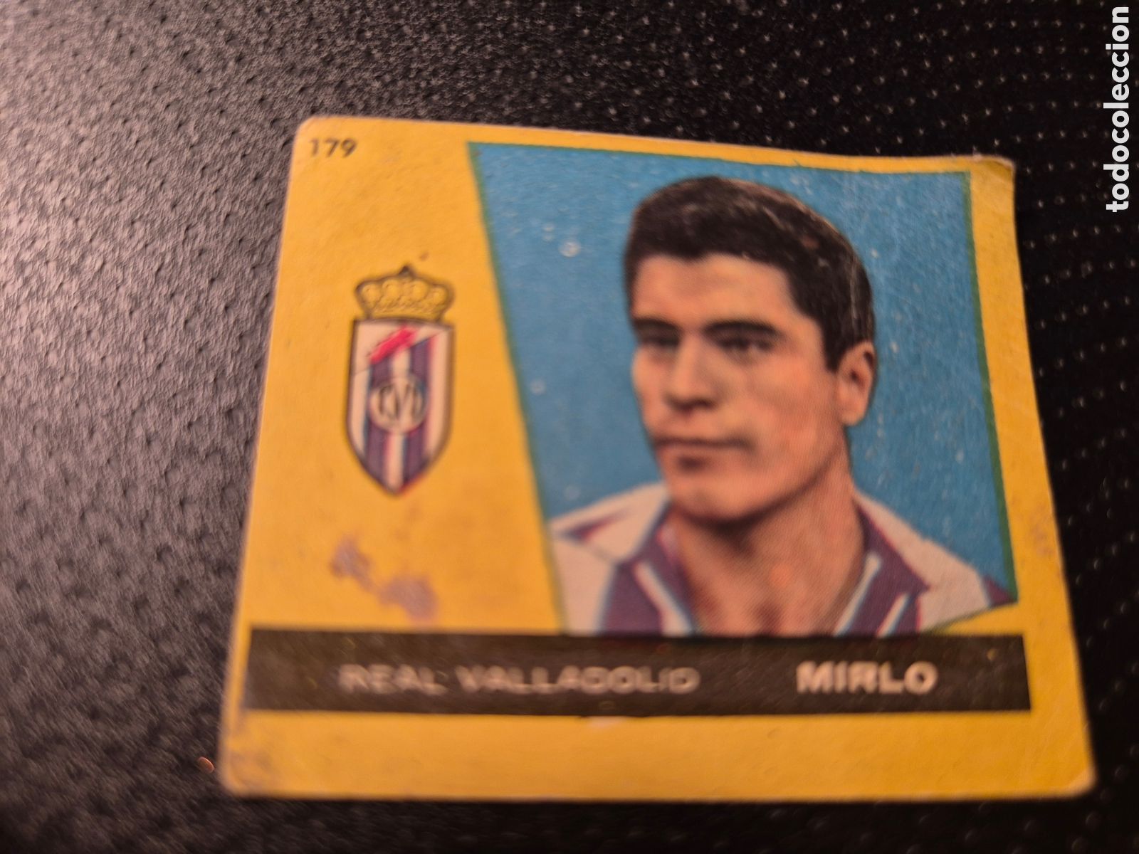 Cromos de f&uacute;tbol: MIRLO 179 REAL VALLADOLID CAMPEONES 1960 BRUGUERA