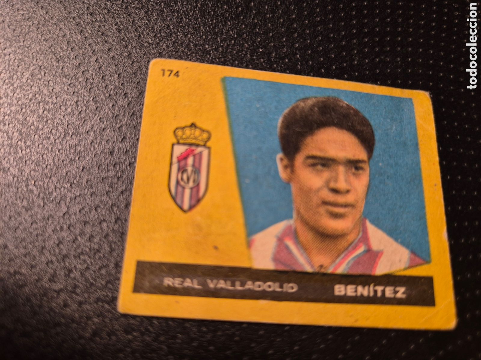 Cromos de f&uacute;tbol: BENITEZ 174 REAL VALLADOLID CAMPEONES 1960 BRUGUERA