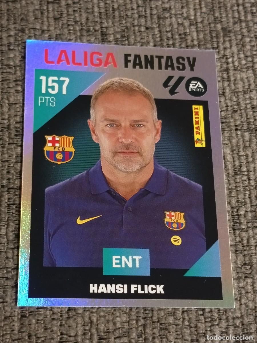 Cromos de f&uacute;tbol: Liga este 26 27 Panini HANSI FLICK N&deg;1 LIGA FANTASY nuevo