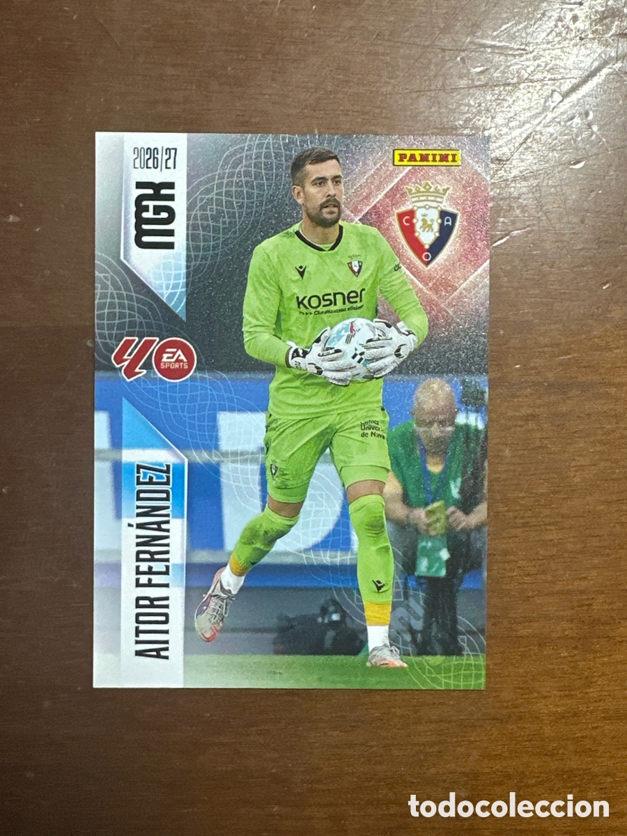 Cromos de f&uacute;tbol: 255 AITOR FERN&Aacute;NDEZ OSASUNA MEGACRACKS 2026 2027 (MGK 26 27)