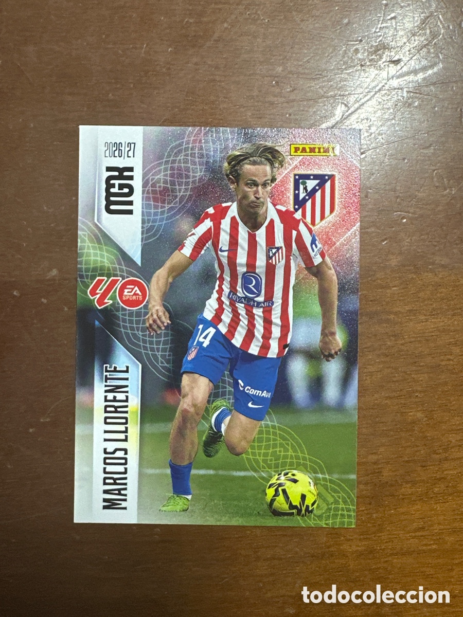 Cromos de f&uacute;tbol: 58 MARCOS LLORENTE ATL&Eacute;TICO DE MADRID MEGACRACKS 2026 2027 (MGK 26 27)